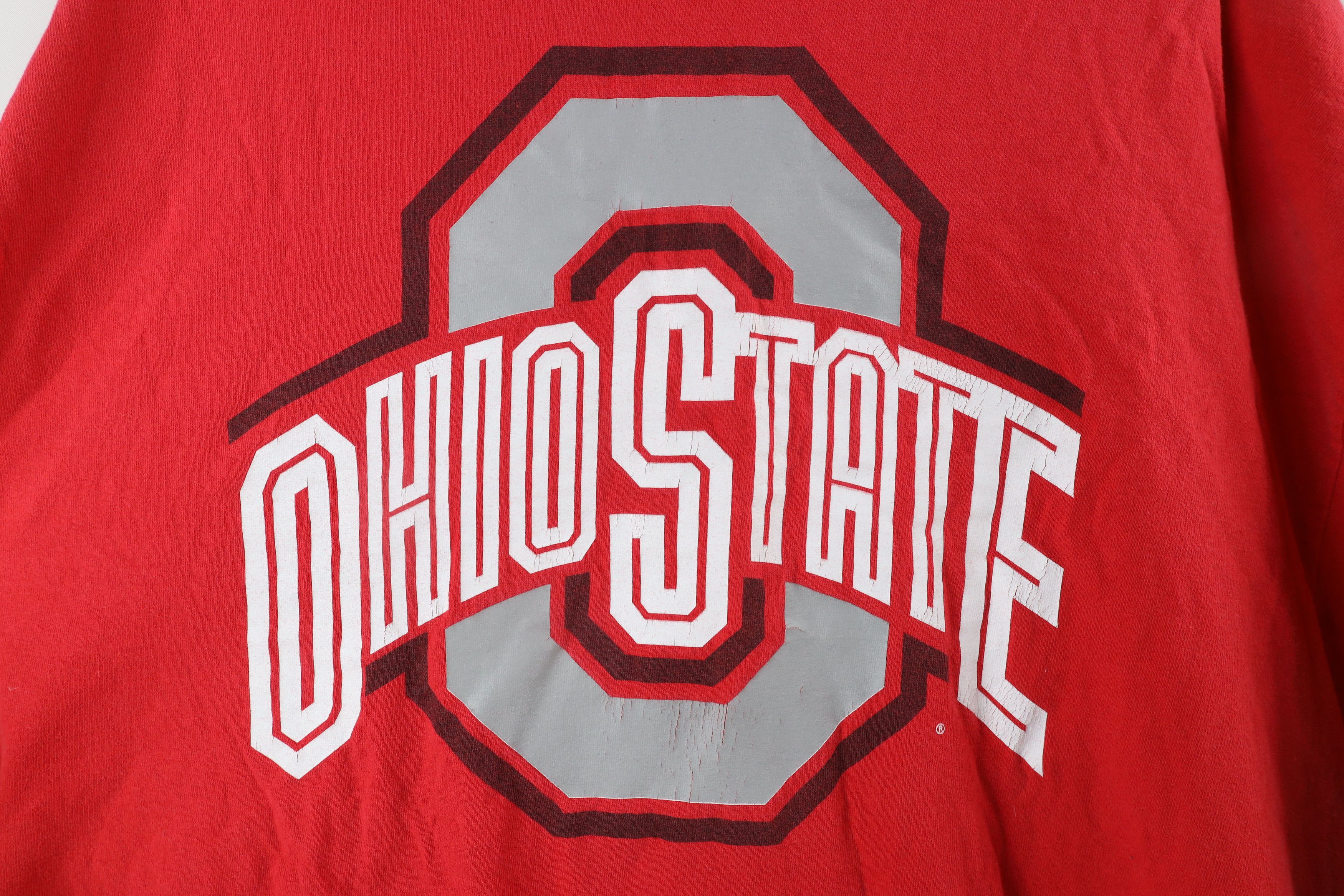 Nike × Vintage Vintage Nike Swoosh Dot the I Ohio State University Shirt Size US XXL / EU 58 / 5 - 10 Thumbnail