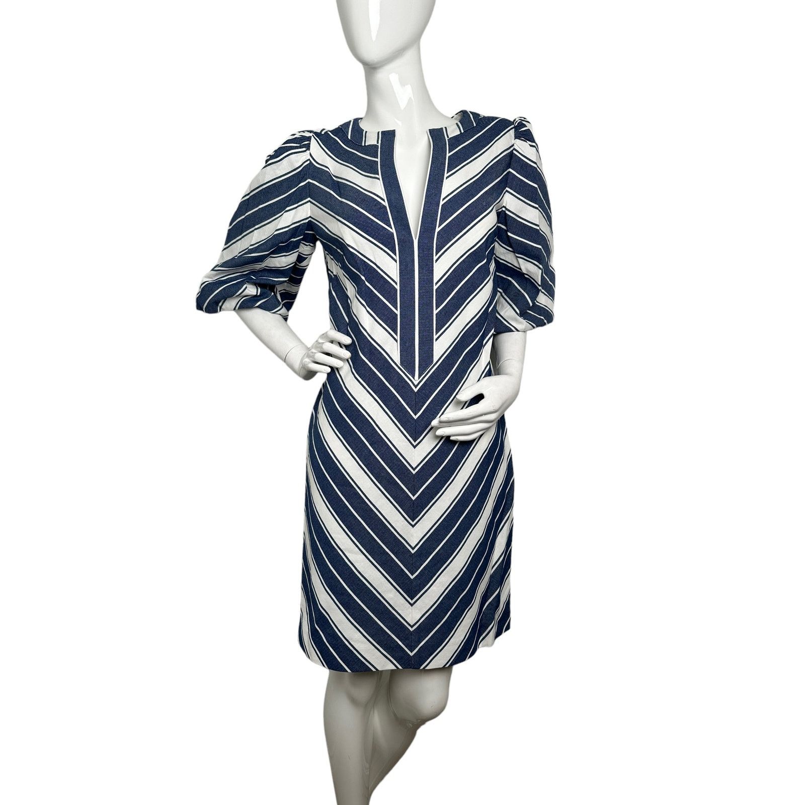 Kate Spade Kate Spade Stripe Double Cloth Mainline Dress Medium Size M / US 6-8 / IT 42-44 - 2 Thumbnail