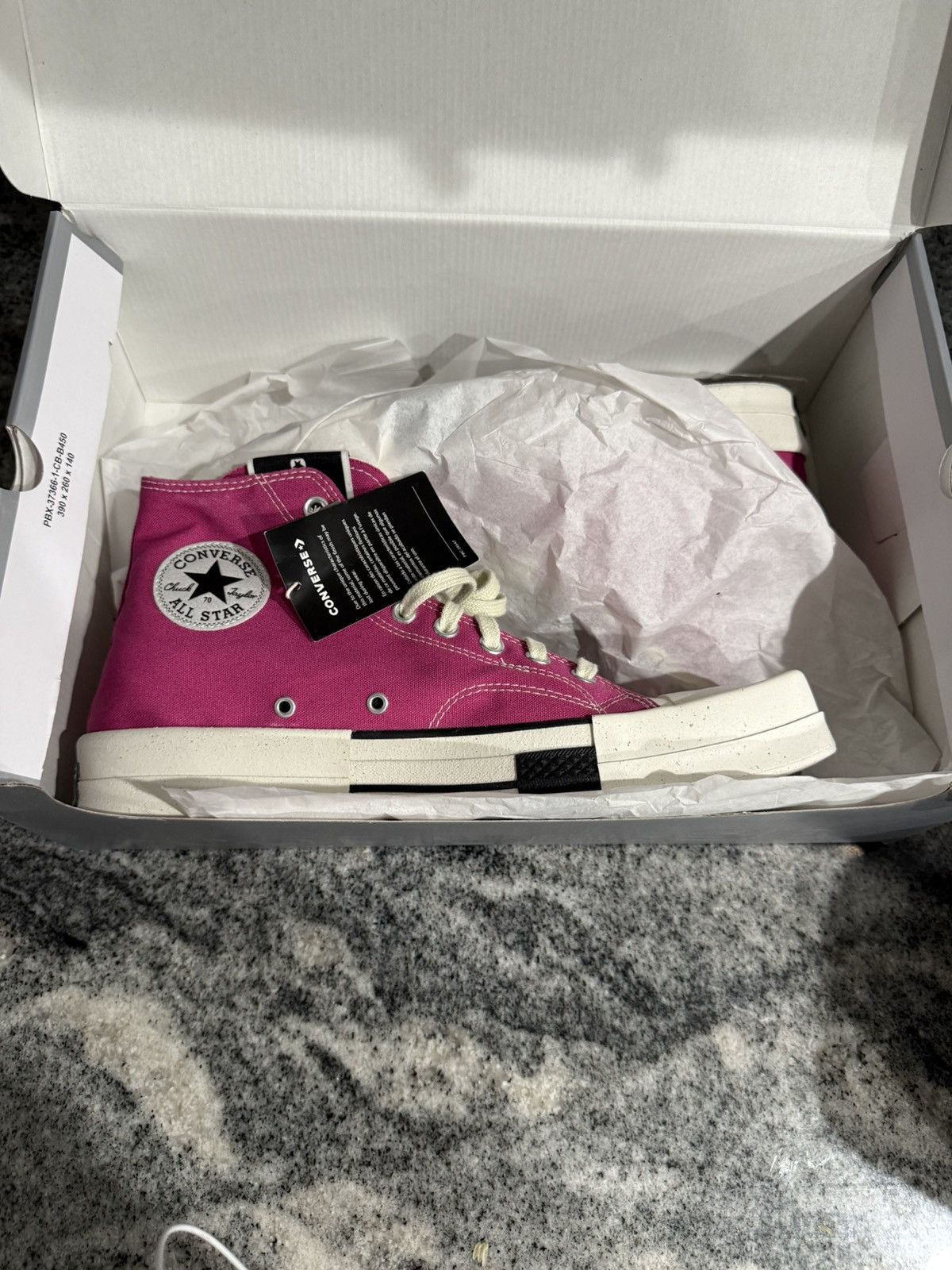 Converse × Rick Owens × Rick Owens Drkshdw rick owens x converse x DRKSHDW TURBODRK Size US 10.5 / EU 43-44 - 1 Thumbnail