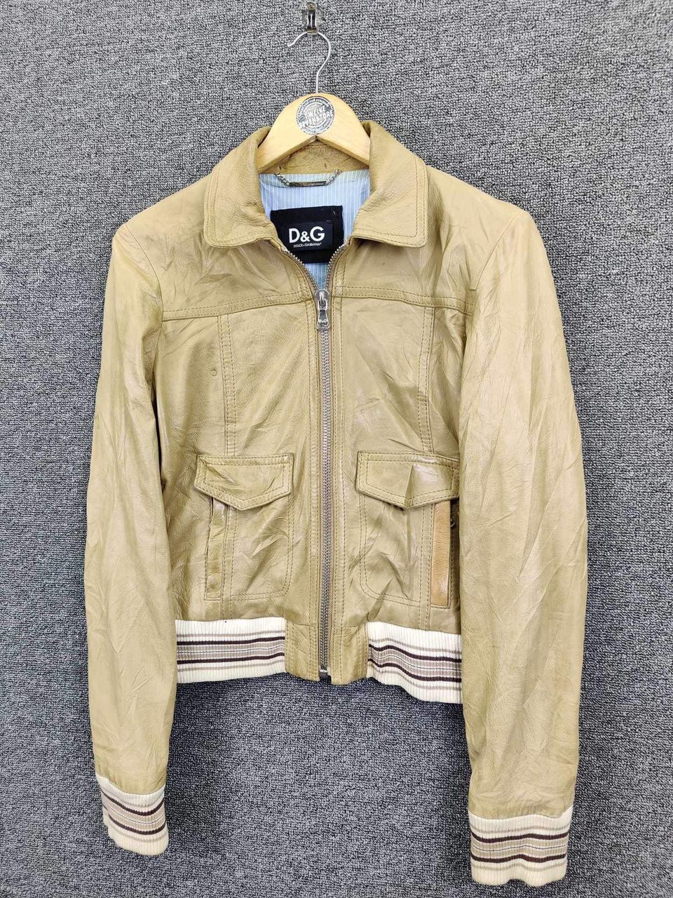 Dolce & Gabbana Vintage Dolce & Gabbana Leather Jacket Size US S / EU 44-46 / 1 - 2 Thumbnail