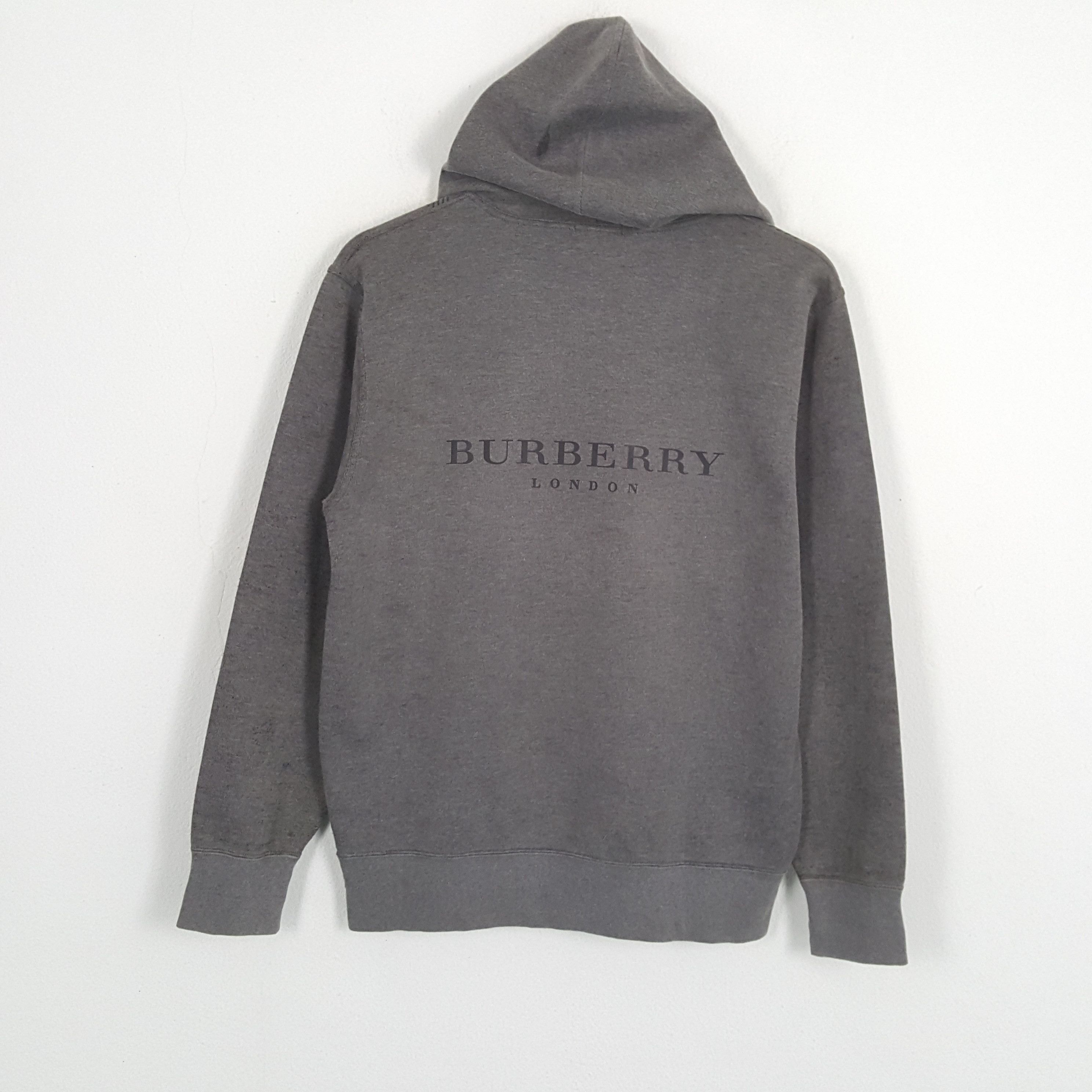Burberry × Vintage Vintage BURBERRY LONDON Fashion Brand Nova Check Hoodies Size US S / EU 44-46 / 1 - 3 Thumbnail
