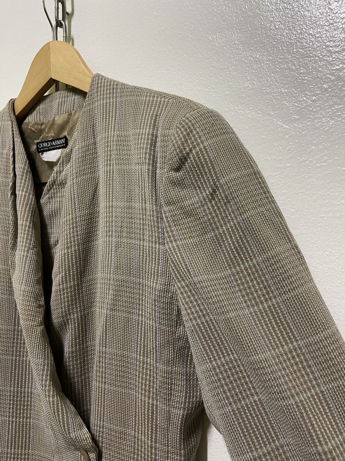 Giorgio Armani × Vintage Giorgio Armani Blazer Jacket 42 Size M / US 6-8 / IT 42-44 - 4 Thumbnail