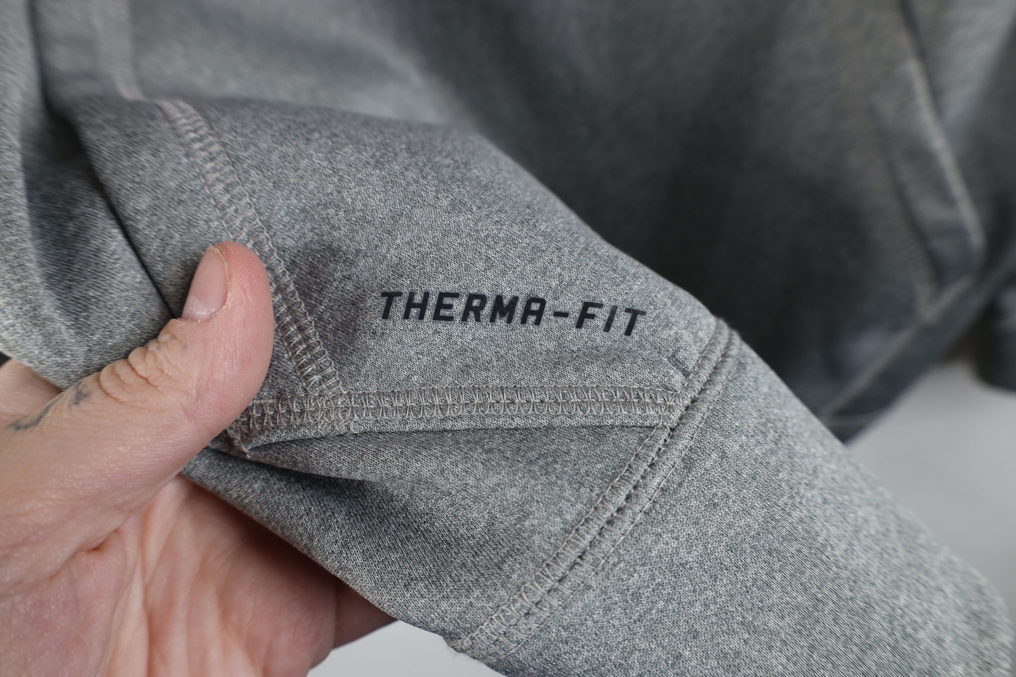 Nike × Vintage Nike Therma Fit Ohio State University Football Hoodie Gray Size US L / EU 52-54 / 3 - 8 Thumbnail