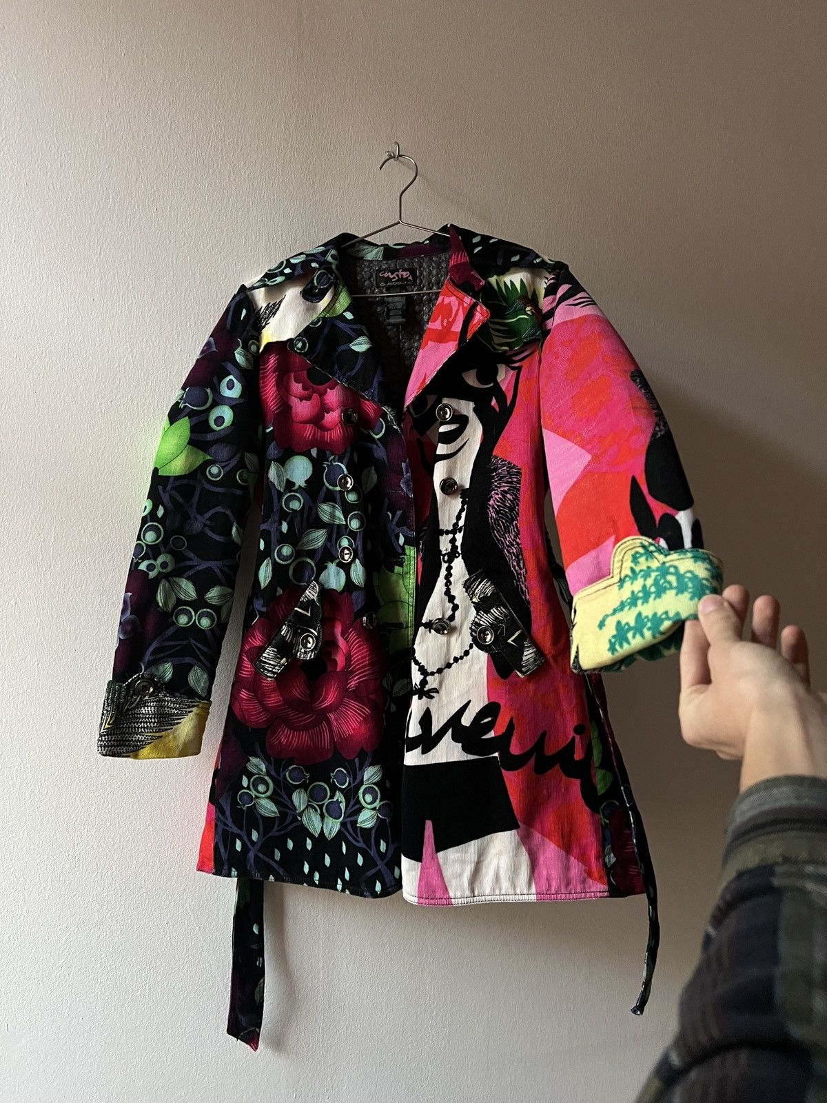 Custo Barcelona Custoline Floral Trench Coat