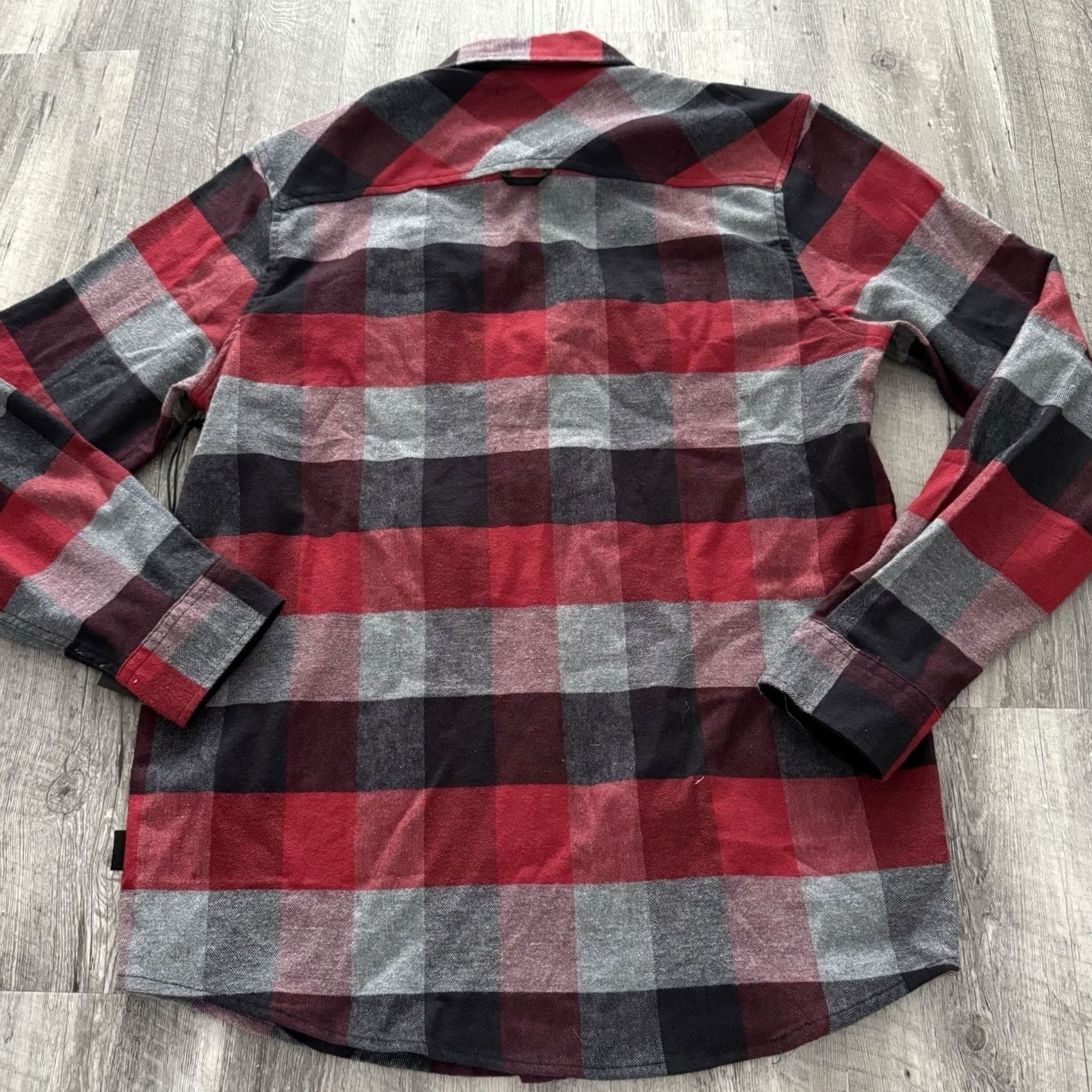 Kenneth Cole Kenneth Cole Flannel Shirt Men M Red Black Gray Slim 2-Way Stretch GORP NEW Size US M / EU 48-50 / 2 - 5 Thumbnail