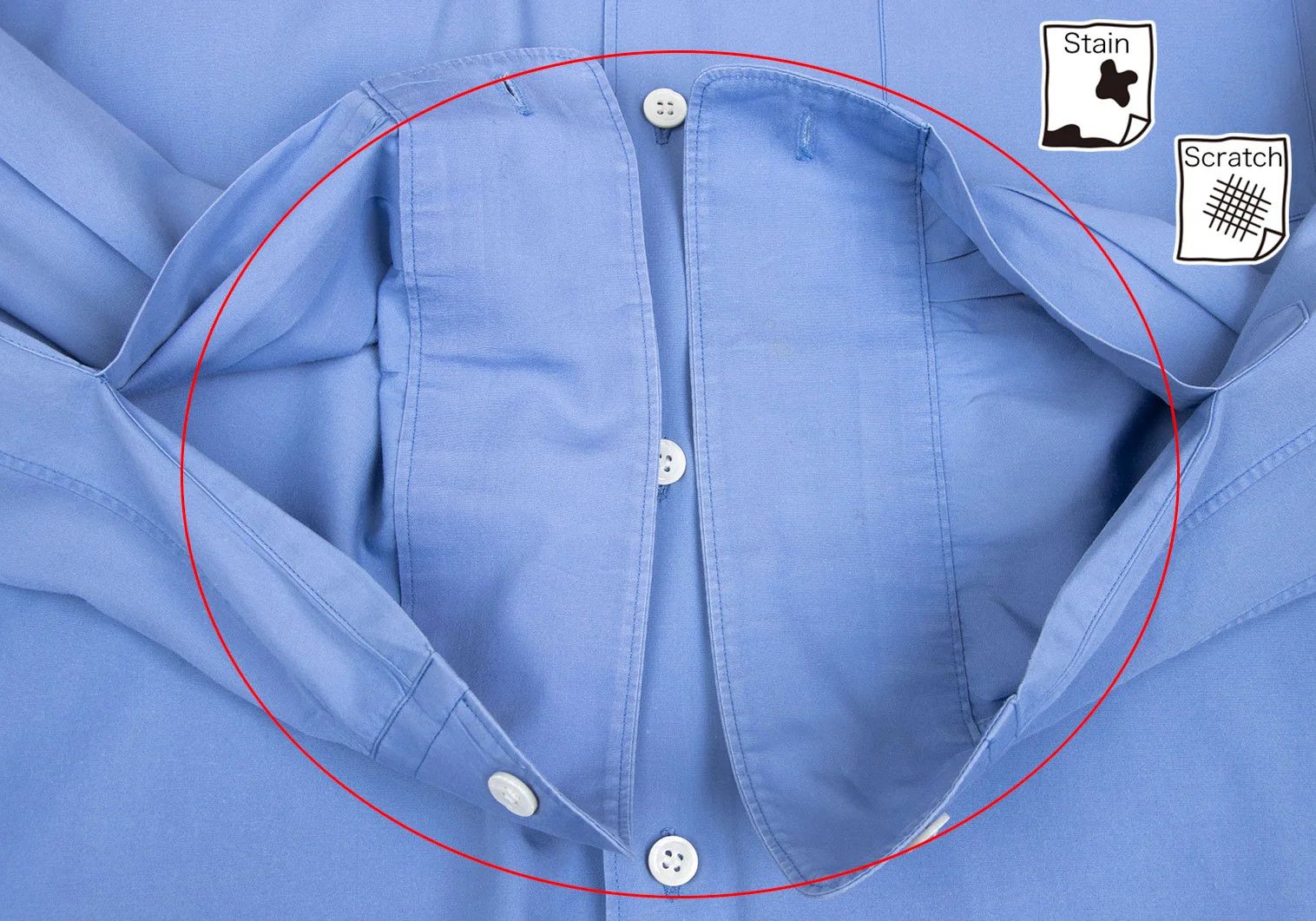 Comme des Garcons Homme Plus Cotton Basic Shirt in Blue, Size M Size US M / EU 48-50 / 2 - 11 Thumbnail