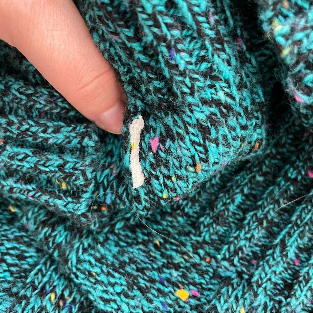 Vintage Vintage Wool Cable Knit Crew Neck Speckled Sweater L Size L / US 10 / IT 46 - 13 Thumbnail