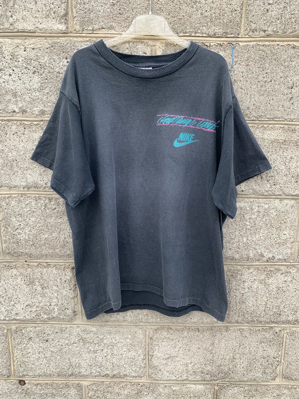 Nike × Vintage Nike vintage faded t shirt y2k Size US M / EU 48-50 / 2 - 2 Thumbnail