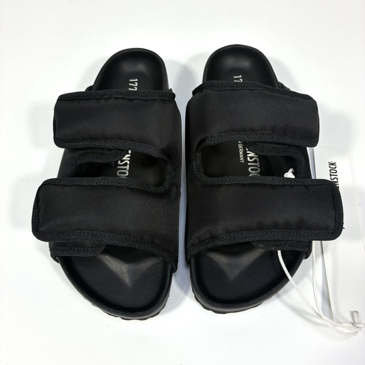 Birkenstock Birkenstock 1774 Arizona Cosny Nylon Sandals Black 38 7 NEW Size US 7 / IT 37 - 4 Thumbnail