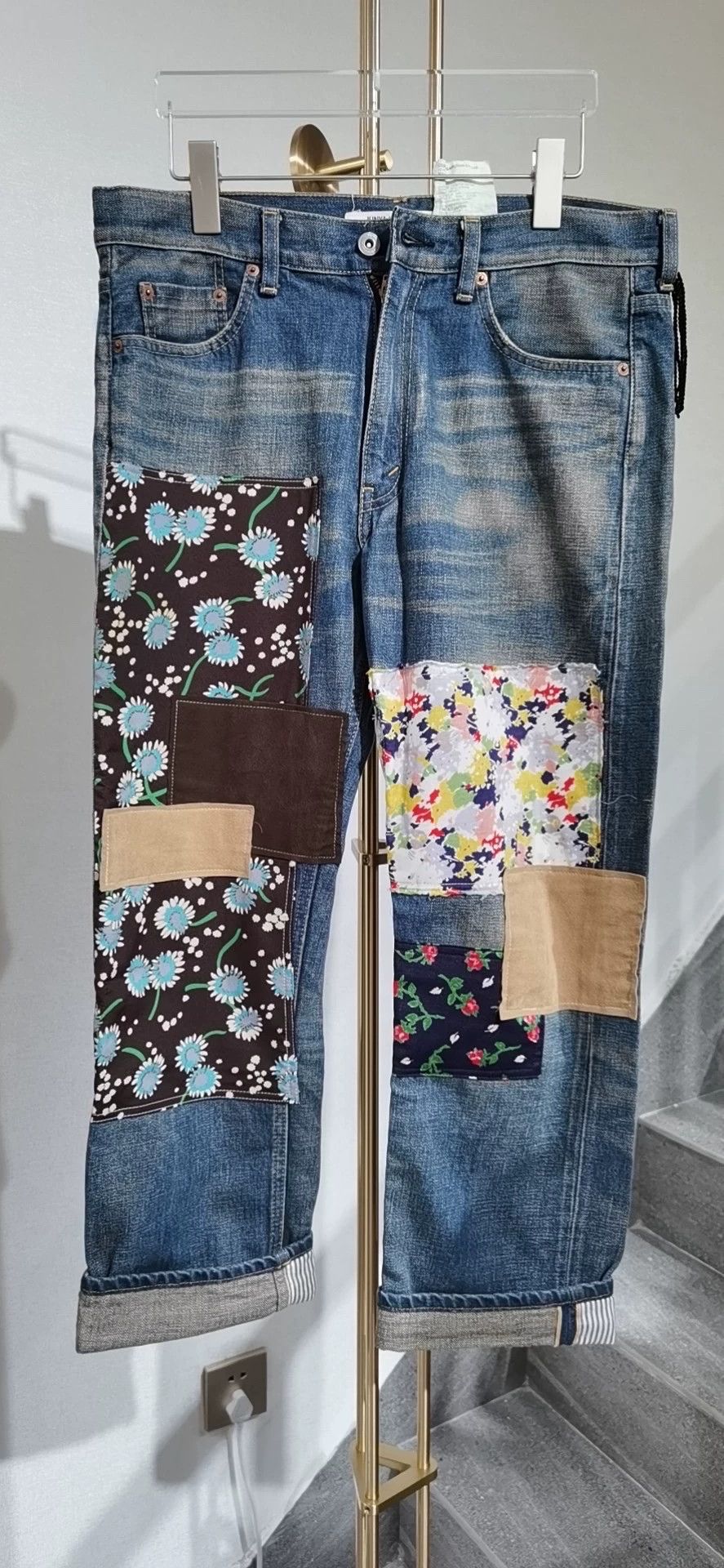 Junya Watanabe color block denim pants size M Size US 44 / EU 60 - 1 Thumbnail