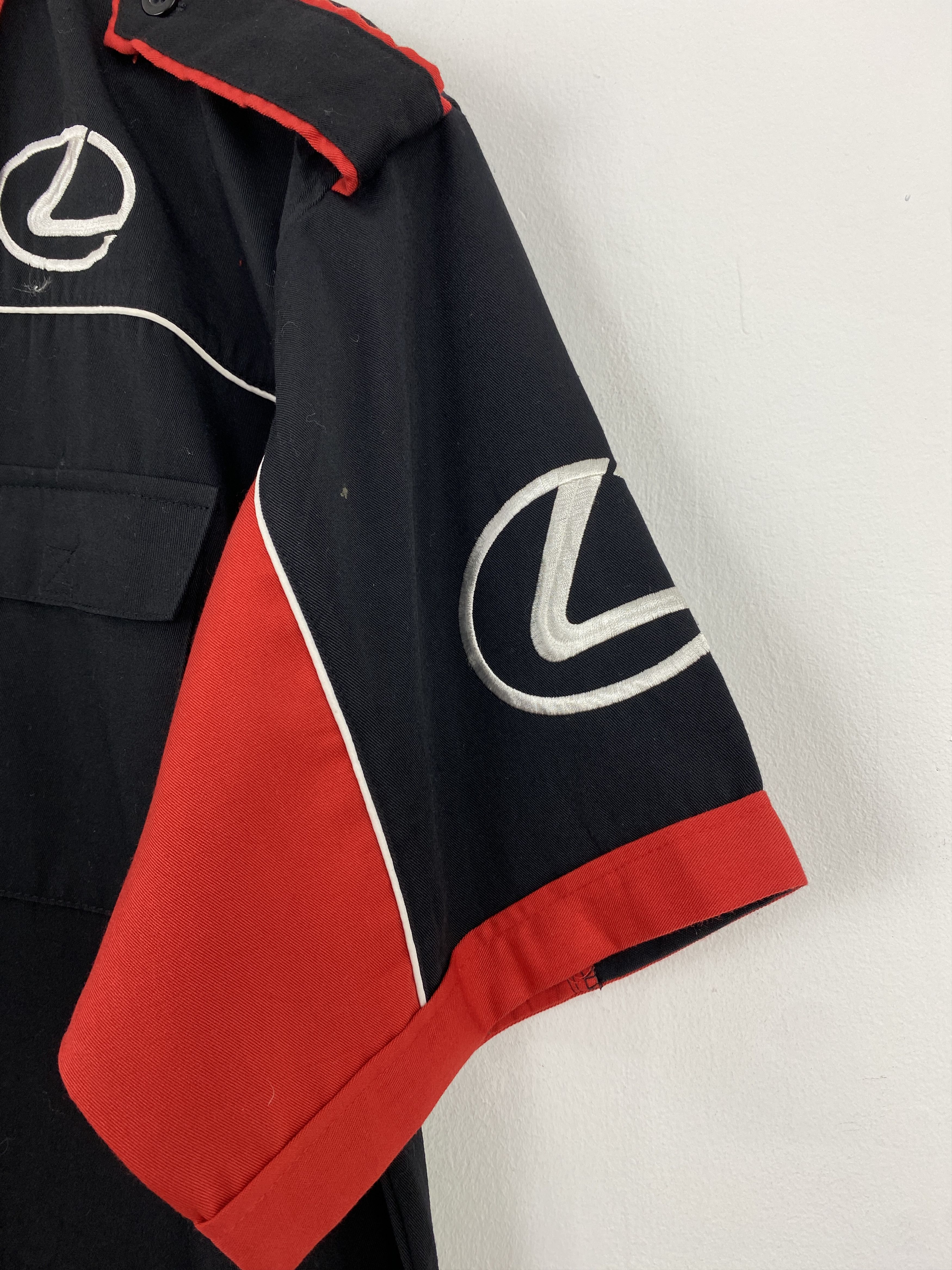 Japanese Brand × Vintage Vintage Japanese Brand Lexus Button Up Workers Jacket J1779 Size US XXL / EU 58 / 5 - 5 Thumbnail