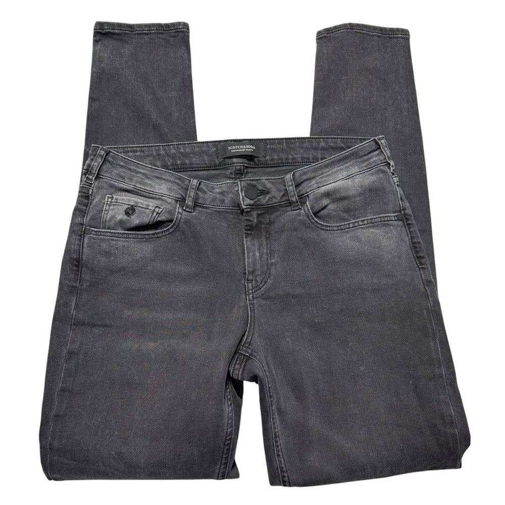 Scotch & Soda Scotch & Soda Black La Bohemienne Mid Rise Skinny Jeans Siz Size 31" - 3 Thumbnail