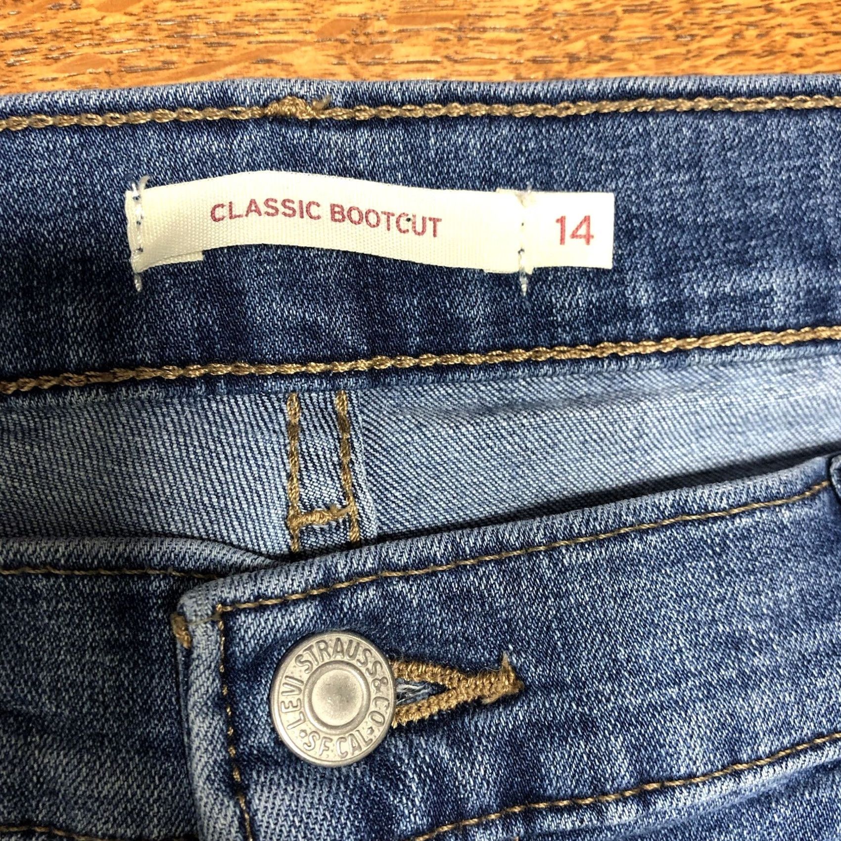 Levi's Levi's Jeans Womens Tag 14 x 32 Inseam Bootcut Medium Blue Denim Classic Size 36" / US 14 / IT 50 - 5 Thumbnail