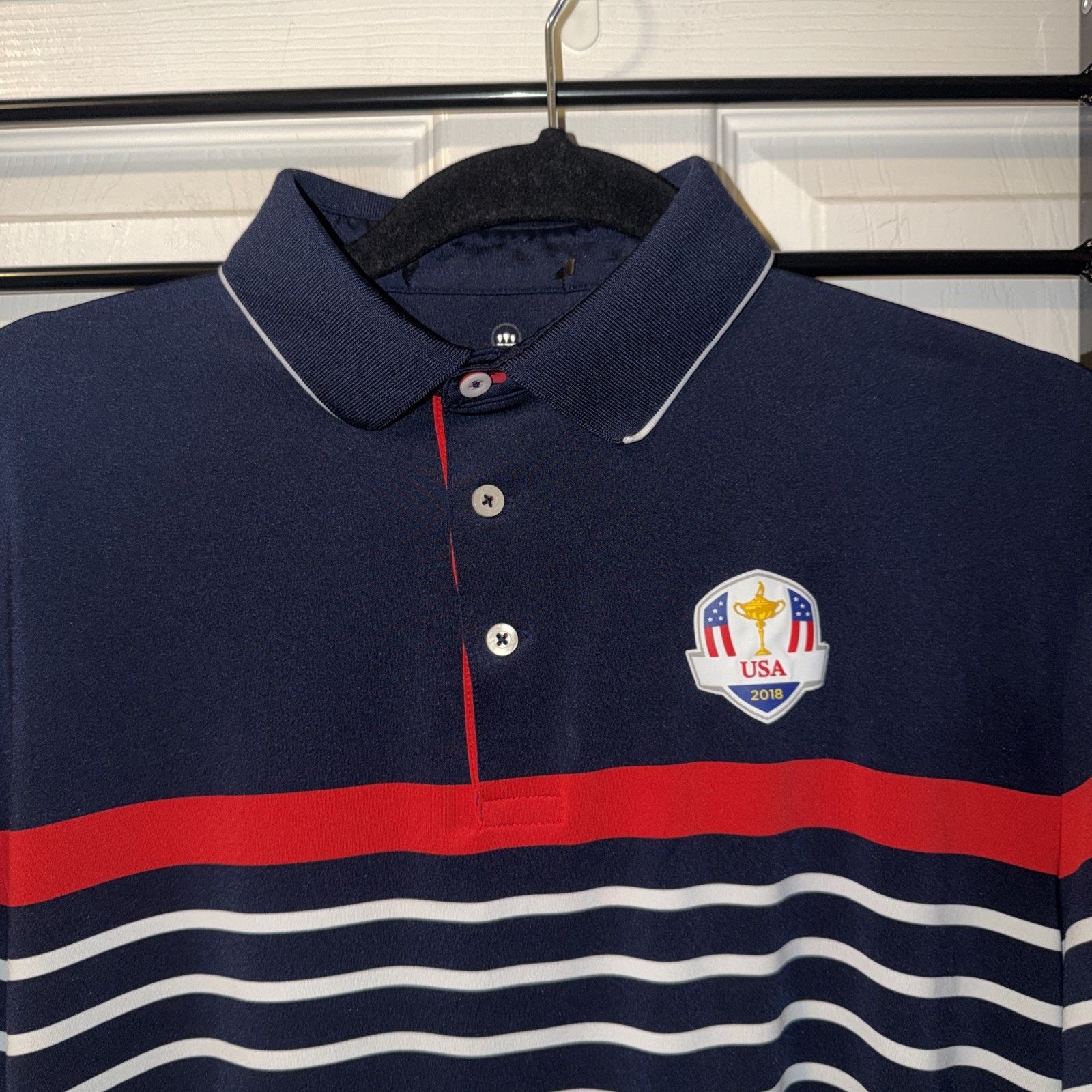 Ralph Lauren 2018 Ryder Cup USA Mens Polo Size Small Dri Fit Size US S / EU 44-46 / 1 - 3 Thumbnail