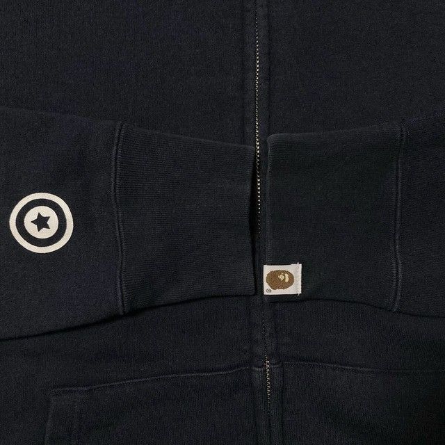 Bape BAPE Blue camo x navy shark full zip hoodie a bathing ape Size US L / EU 52-54 / 3 - 7 Thumbnail