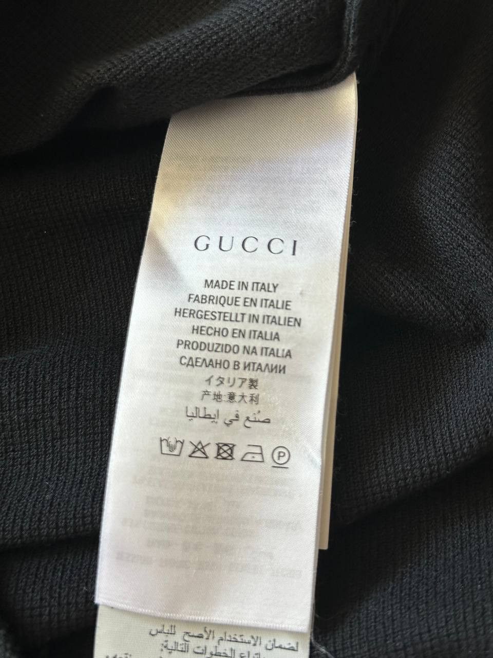 Gucci Gucci Black Polo Shirt with Colorful Collar Size US M / EU 48-50 / 2 - 5 Thumbnail