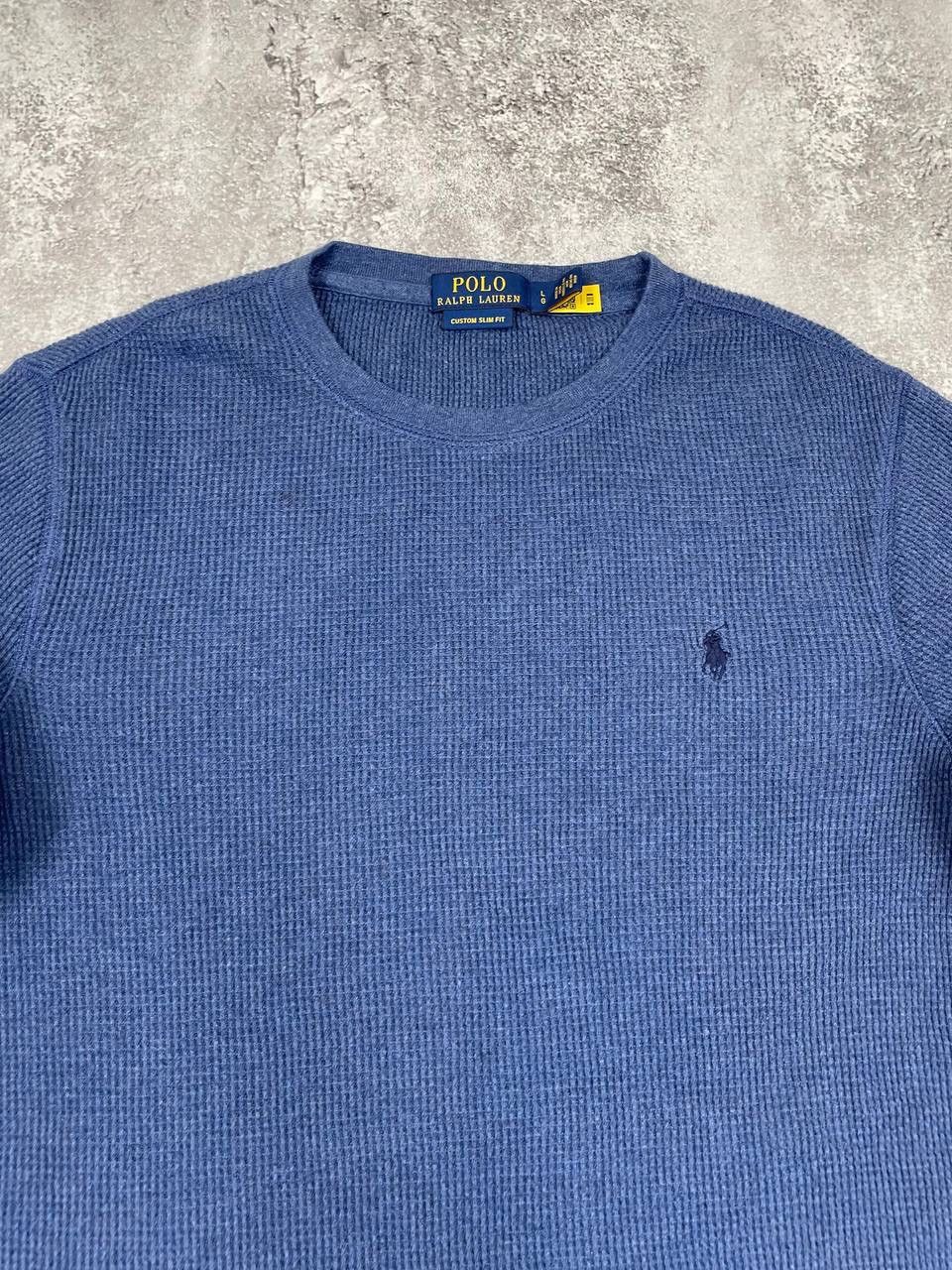 Polo Ralph Lauren Polo Ralph Lauren Men Cotton Waffle Knit Long Sleeve Shirt Size US L / EU 52-54 / 3 - 2 Thumbnail