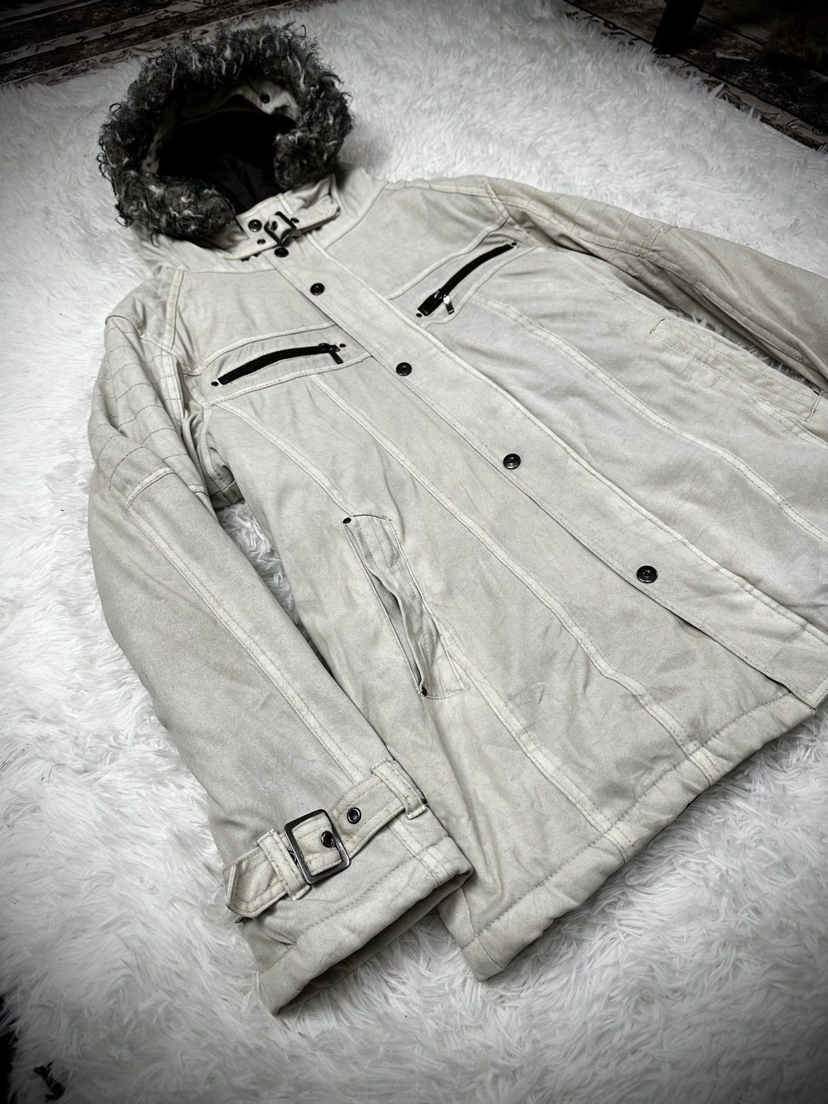 Japanese Brand 💥rare💥 splendid satisfaction faux fur bondage jacket Size US L / EU 52-54 / 3 - 3 Thumbnail