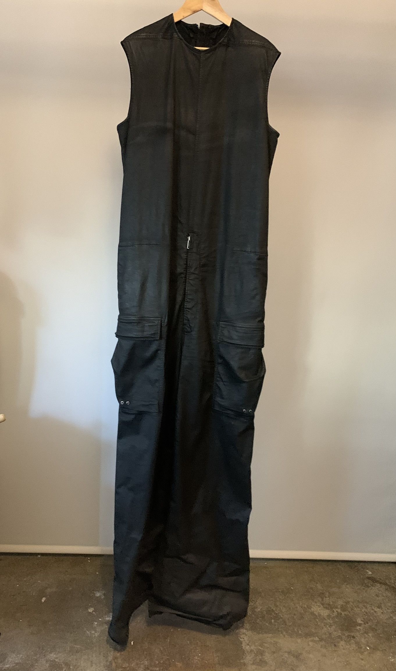 Rick owens bodybag jumpsuit hotsell