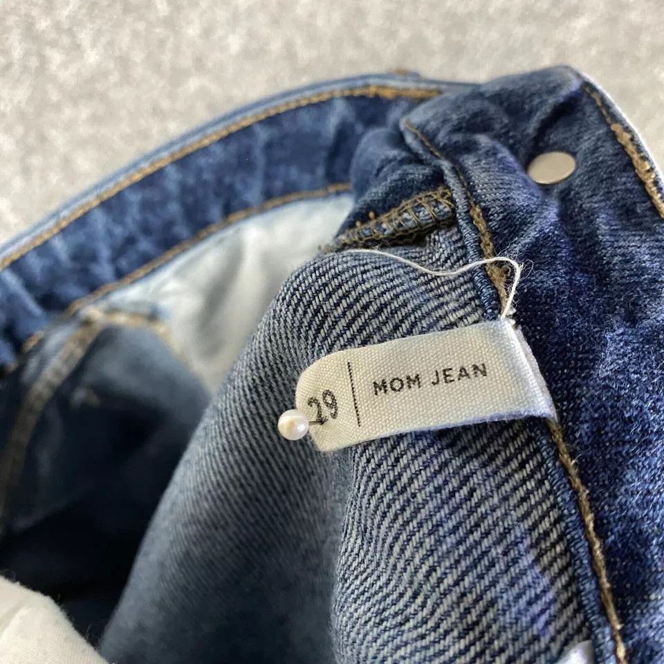 Pacsun Pacsun Mom Jeans Women's Size 29 Denim High Rise Blue Adults Size 29" - 8 Thumbnail