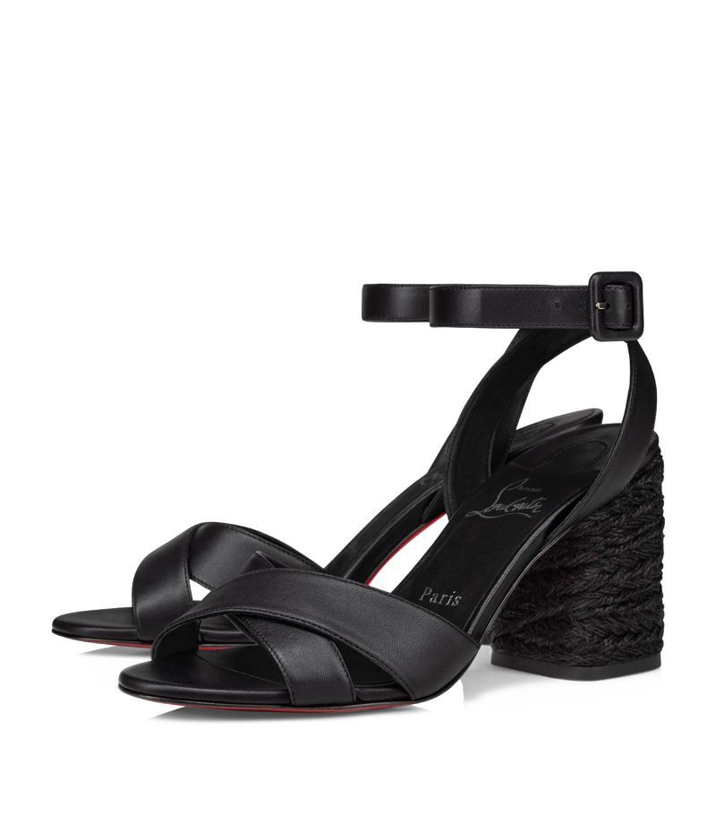 Christian Louboutin o1s1wg110924 Heeled Sandals in Black Size US 10 / IT 40 - 1 Thumbnail