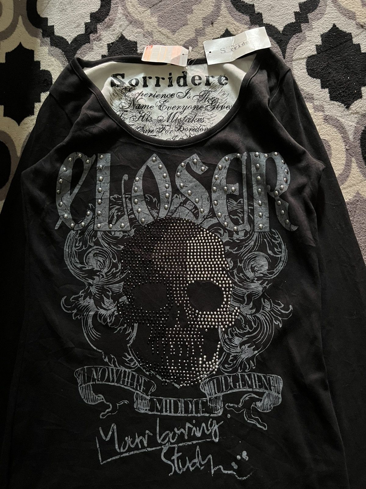 Le Grande Bleu (L.G.B.) Vintage sorridere poem gothic seditionaries tshirt Size US L / EU 52-54 / 3 - 3 Thumbnail