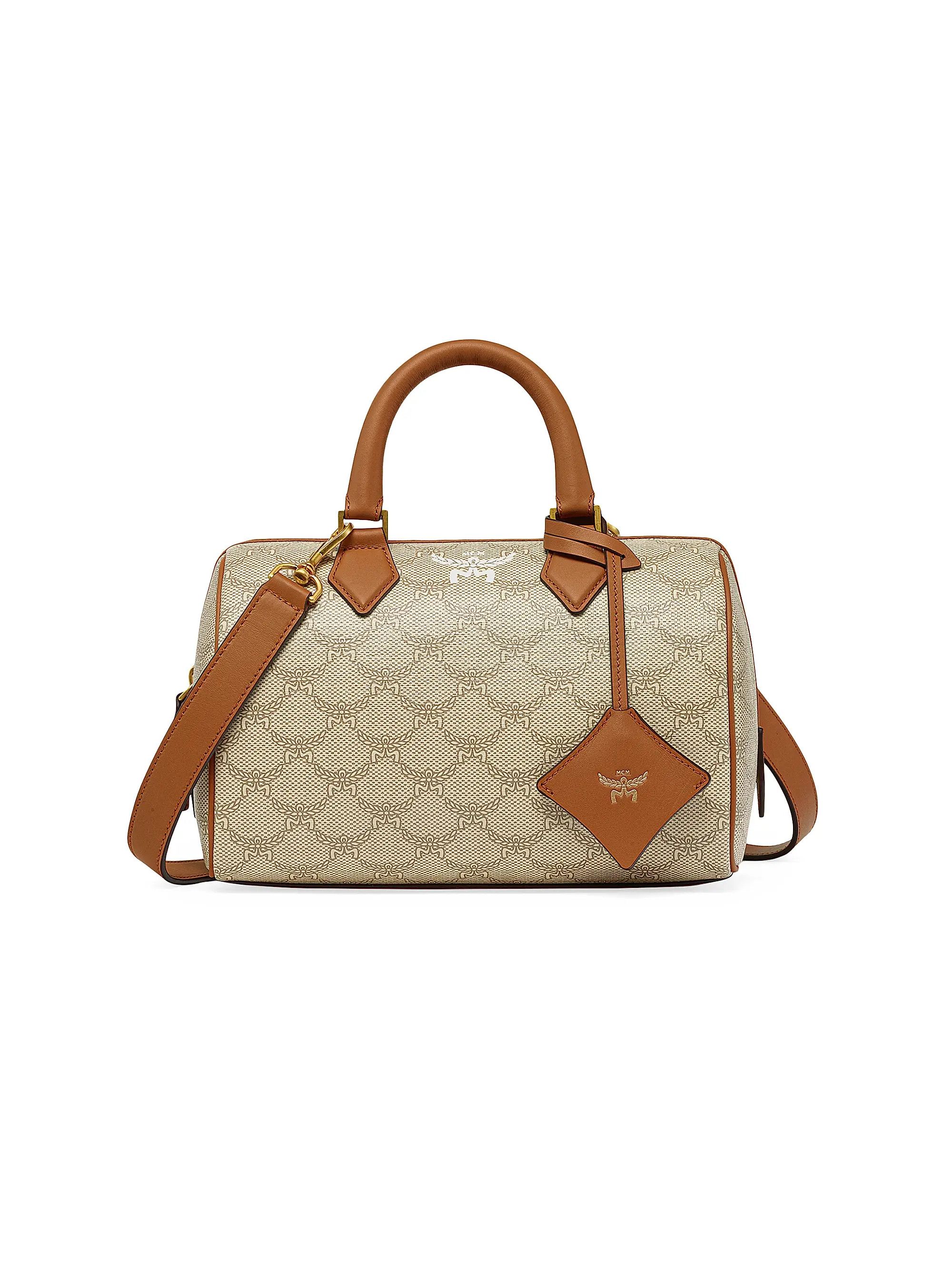 MCM o1mt1gz0725 Size: OS / Boston Medium Bag in Beige Size ONE SIZE - 1 Thumbnail