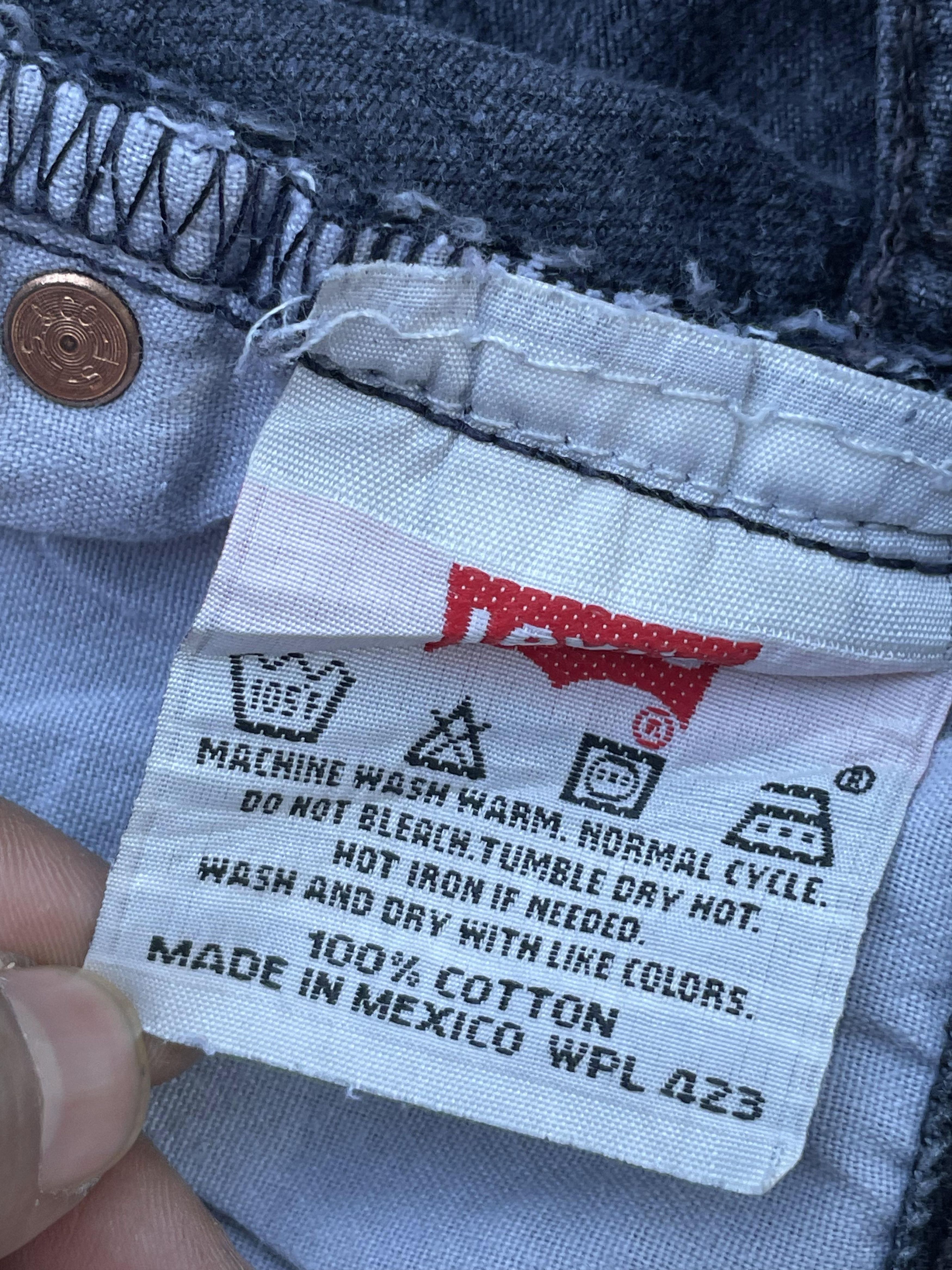 Levi's Vintage Levis 501 e Faded Denim Short Size 37" - 8 Thumbnail