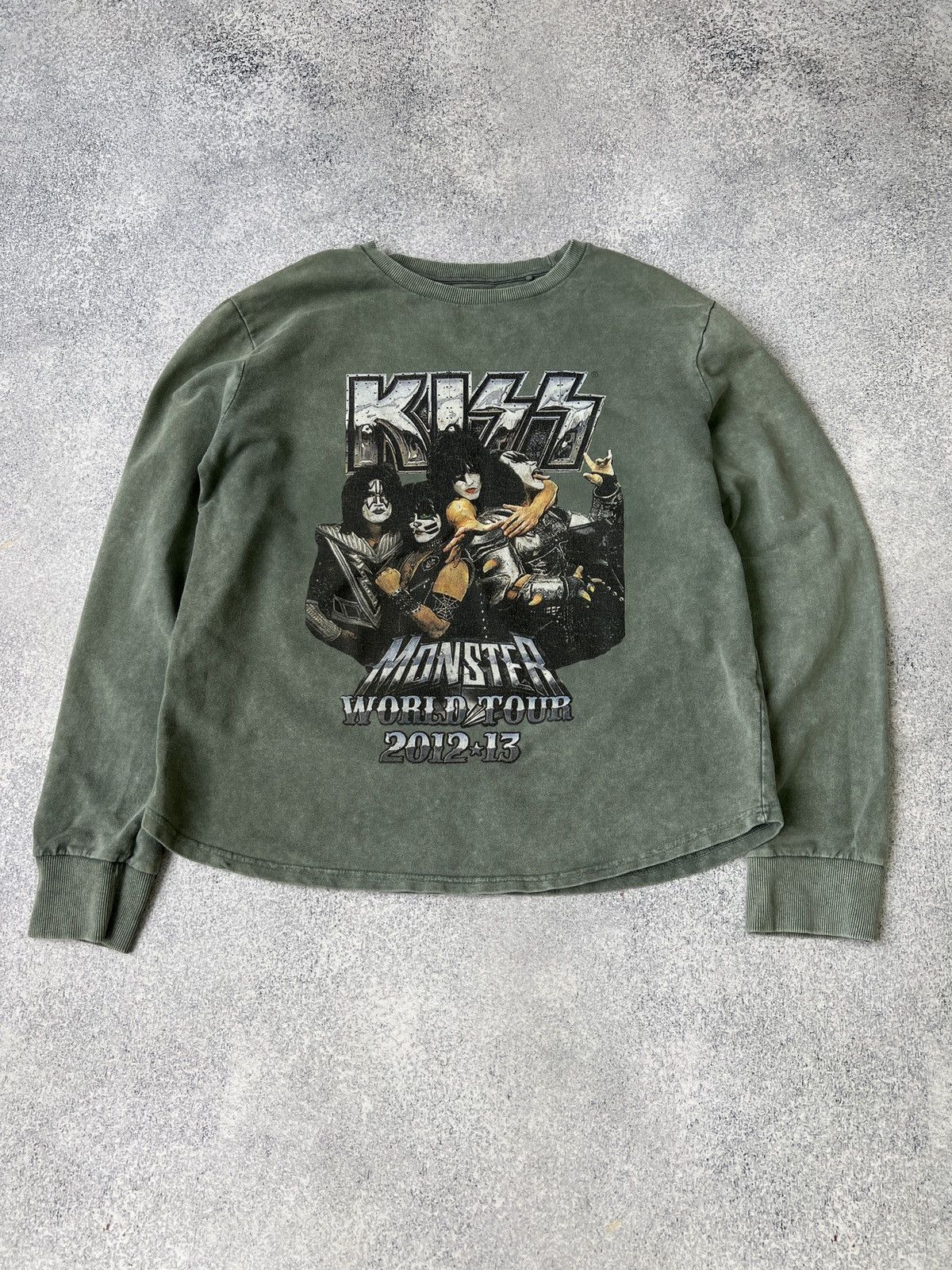 Vintage Kiss Tour Merch Long sleeve tee