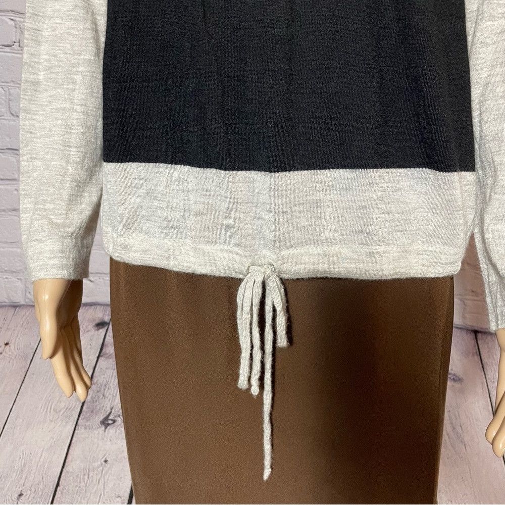 Autumn Cashmere Autumn Cashmere Colorblock Drawstring Hem Sweater Size XS Size XS / US 0-2 / IT 36-38 - 4 Thumbnail