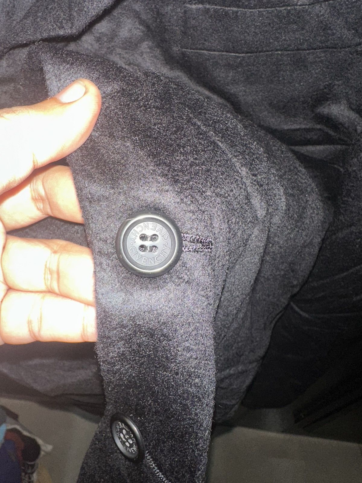 Givenchy Vintage Givenchy Cashmere Black Coat Blazer Size US S / EU 44-46 / 1 - 3 Thumbnail