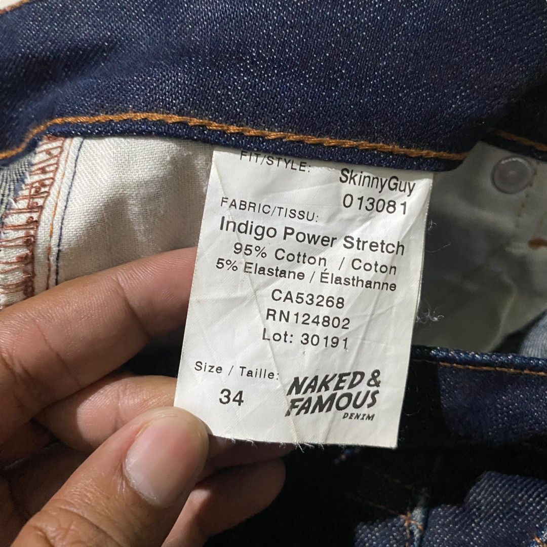 Naked & Famous Naked and famous skinnyguy denim longpant Size US 34 / EU 50 - 8 Thumbnail