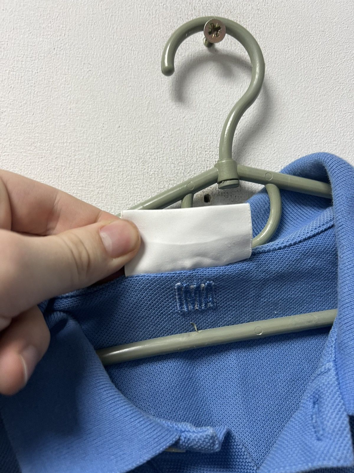 AMI Ami Paris Polo T-shirt Luxury Blue Size L Size US L / EU 52-54 / 3 - 8 Thumbnail