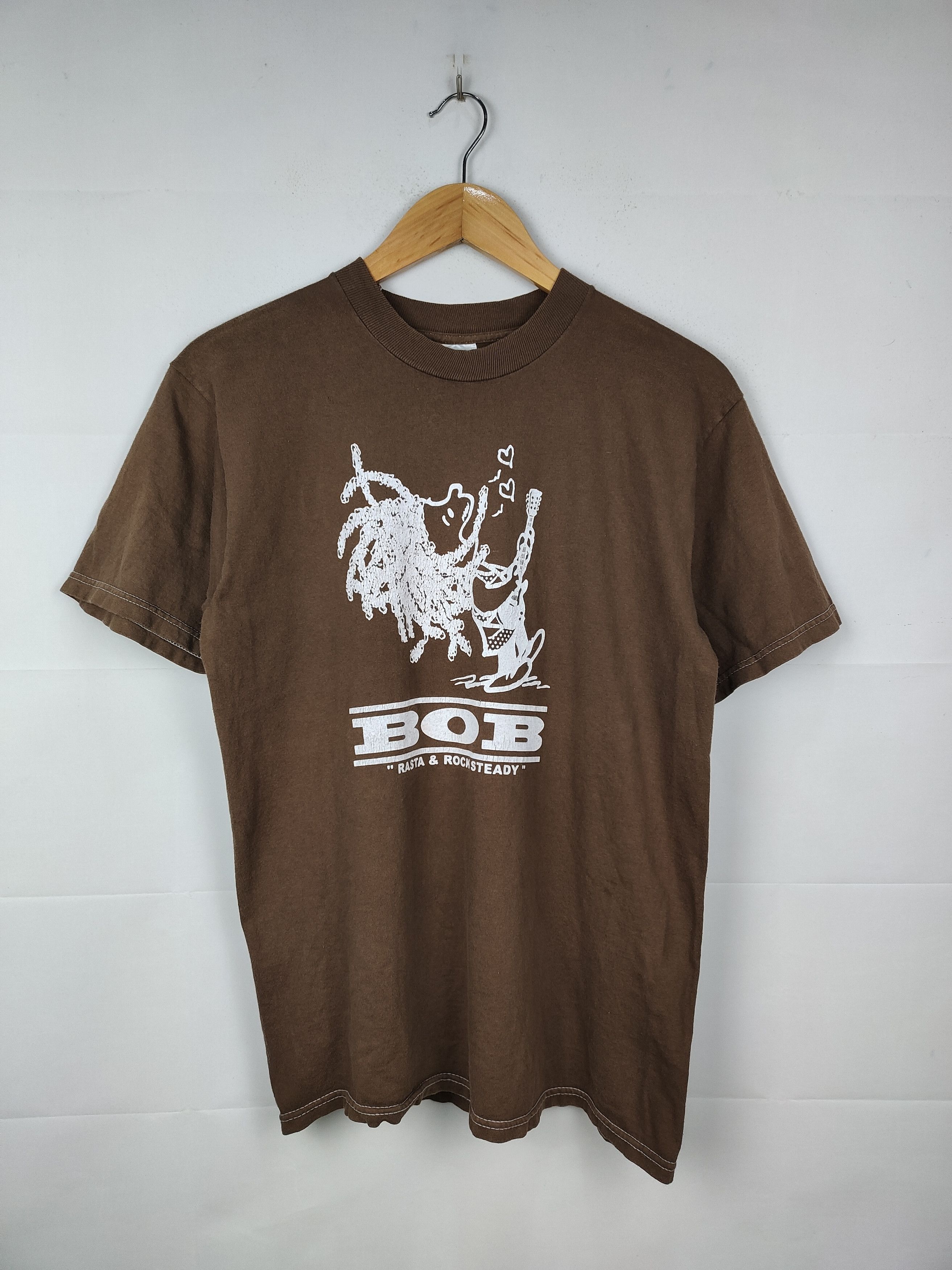 Vintage Vintage Bob Marley Snoopy Peanut Shirt Size US M / EU 48-50 / 2 - 1 Thumbnail