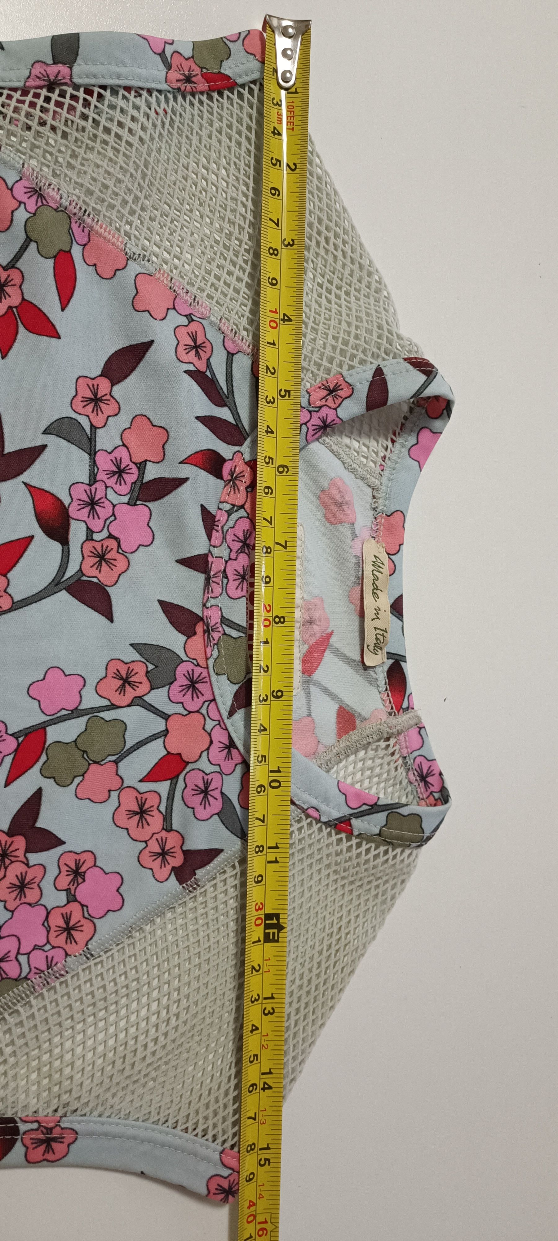 Jean Paul Gaultier Spring 2001 - Flower tank top - JPG Jeans Size M / US 6-8 / IT 42-44 - 12 Thumbnail