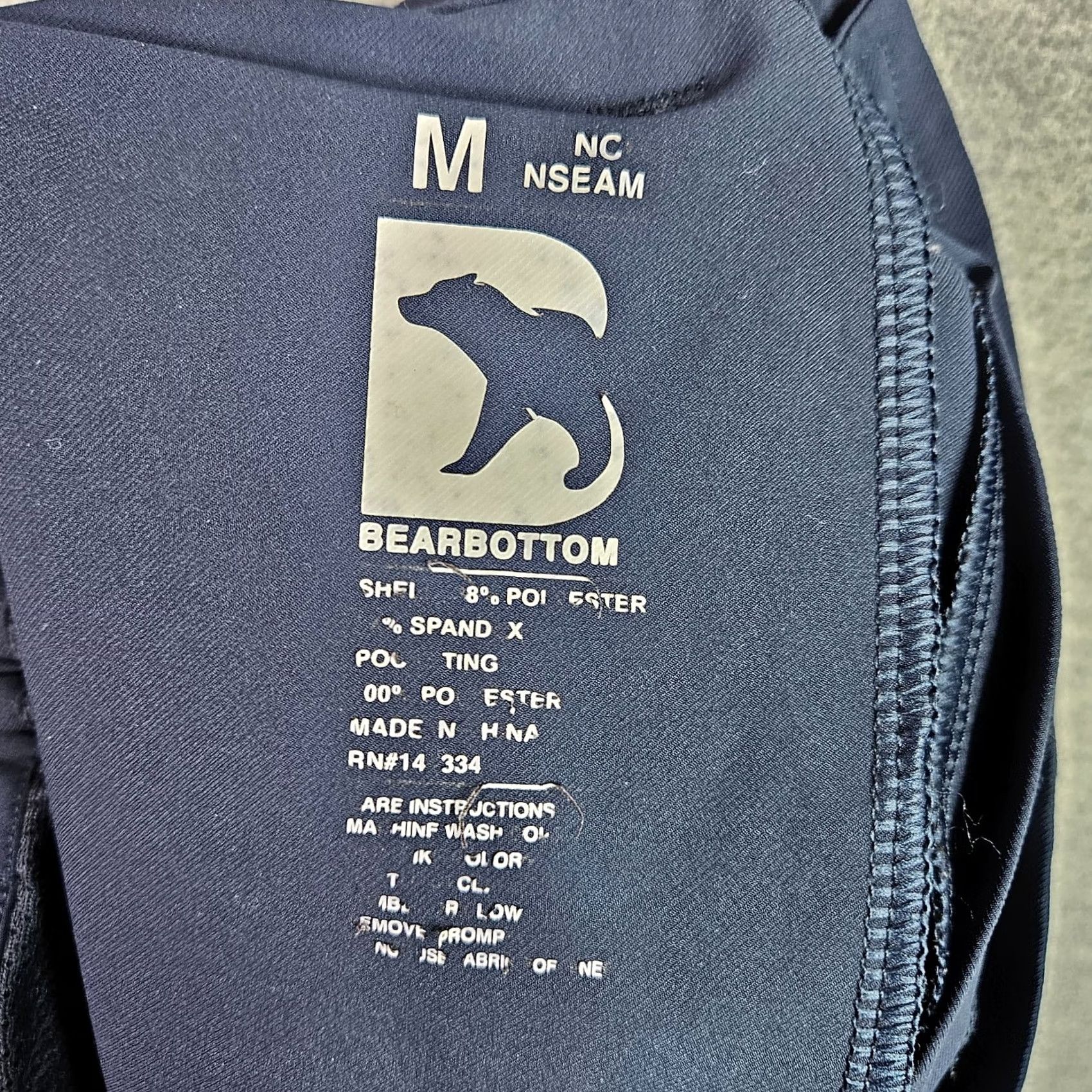 Vintage Bearbottom Shorts Men Medium Navy Elastic Waist Casual Stretch Outdoor Size US 31 - 5 Thumbnail