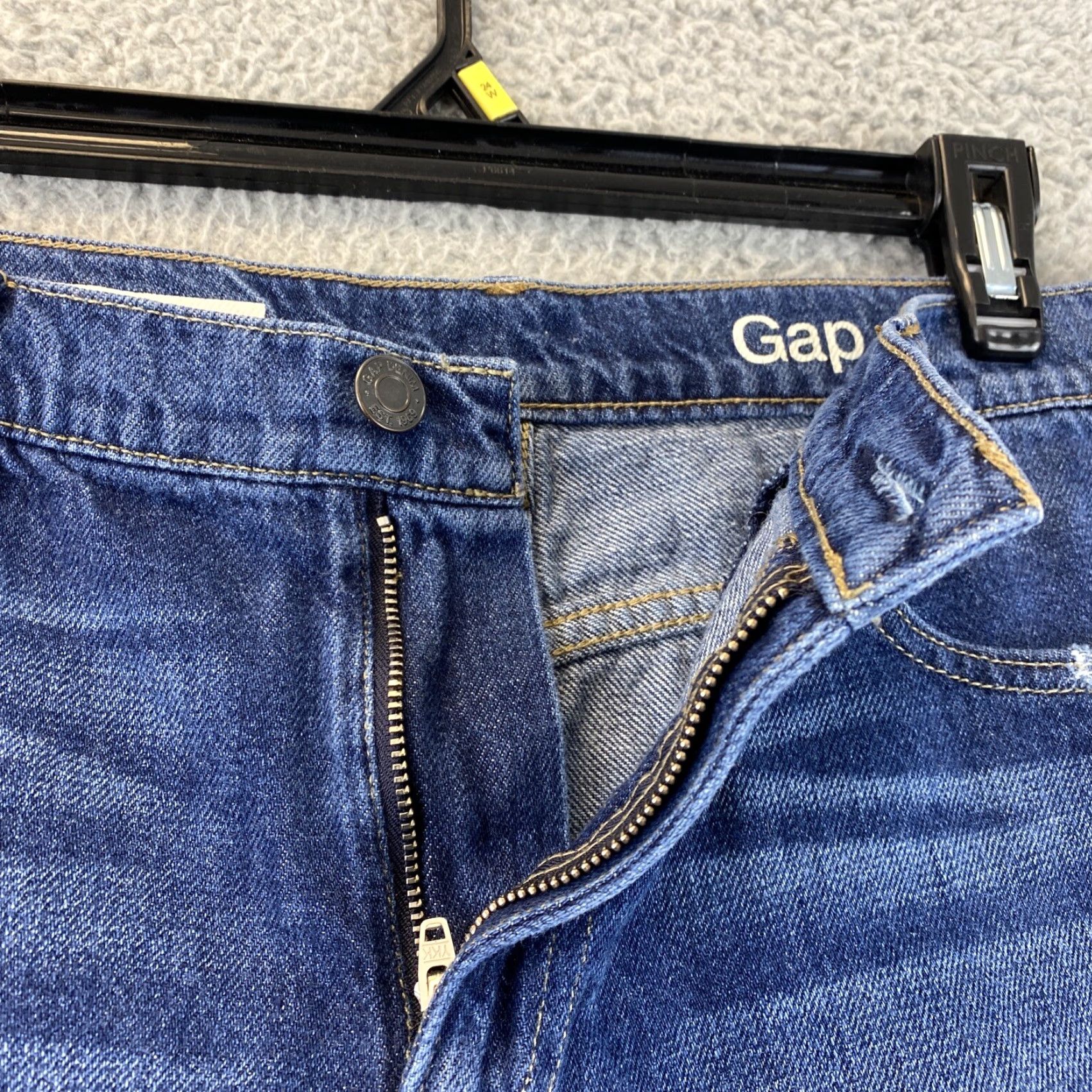Gap GAP Denim Shorts Cut-Off Women 30 Regular Medium Wash Blue 33" Waist Womens 84-63 Size 33" - 4 Thumbnail