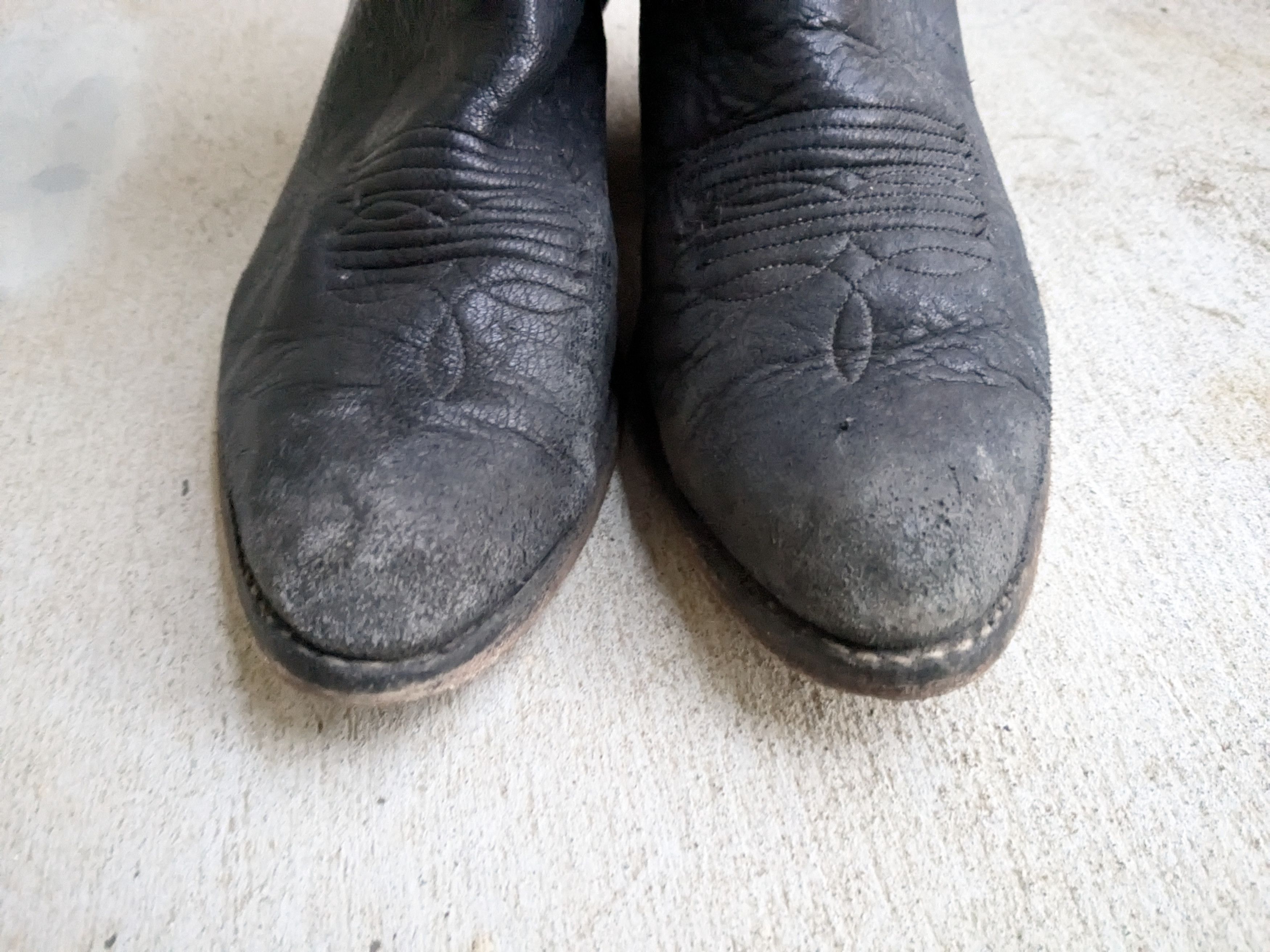 Other Vintage Abilene Cowboy Boots Black 8.5 Leather USA Size US 8.5 / EU 41-42 - 2 Thumbnail