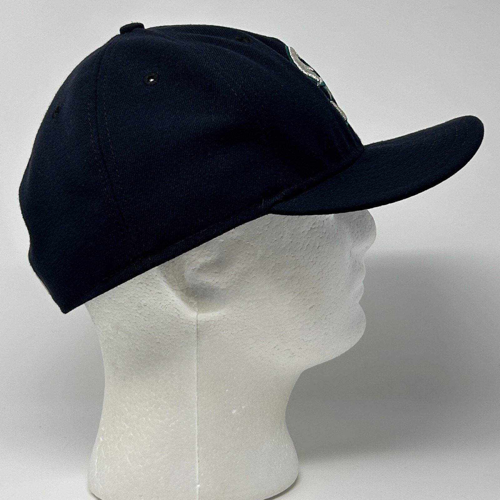 New Era Seattle Mariners Hat Baseball Cap Fitted 7 3/4 Blue New Era Size ONE SIZE - 7 Thumbnail