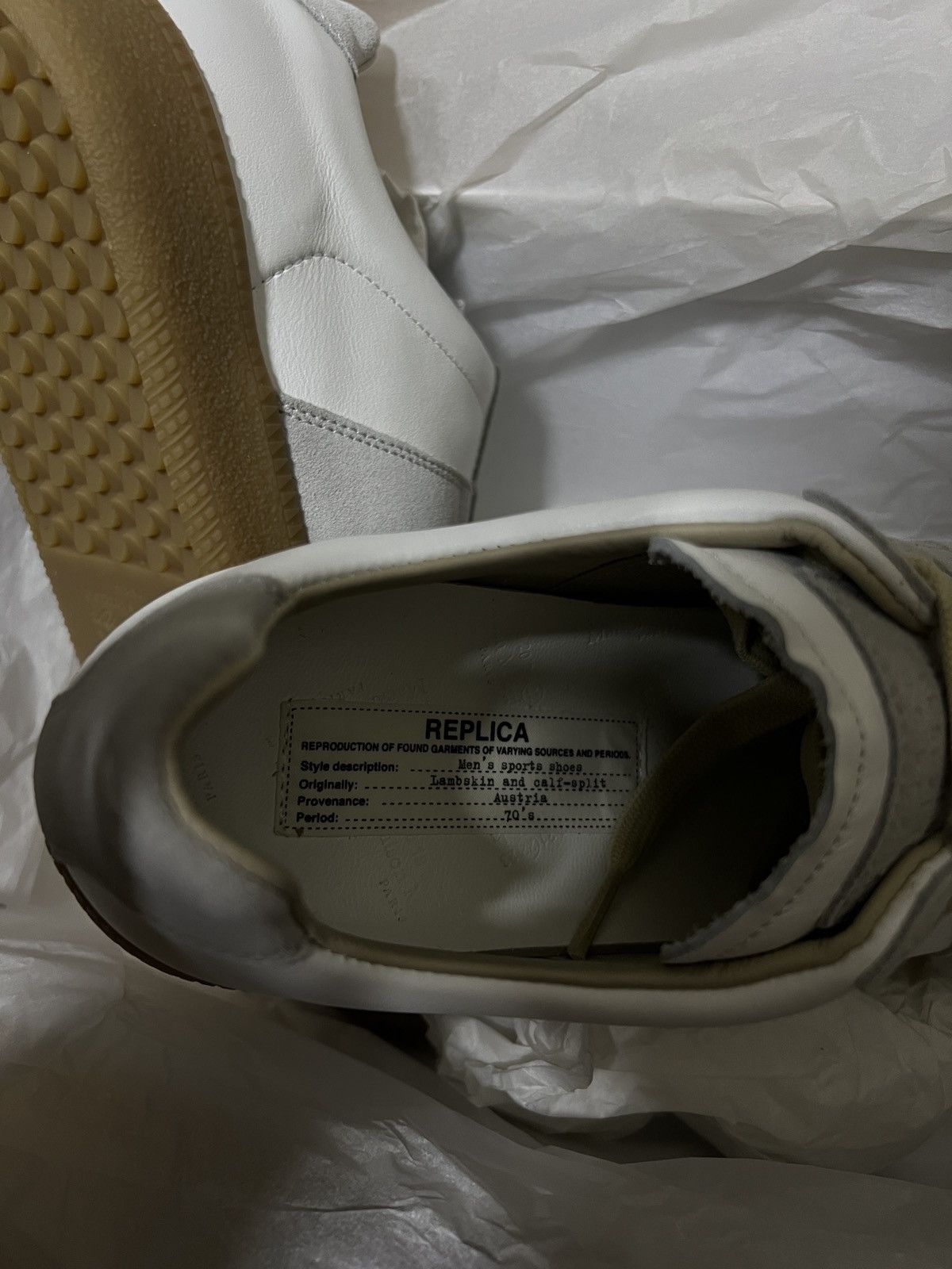 Maison Margiela Maison Margiela Replica OG White GAT Germna Army Trainer Size US 7.5 / EU 40-41 - 6 Thumbnail