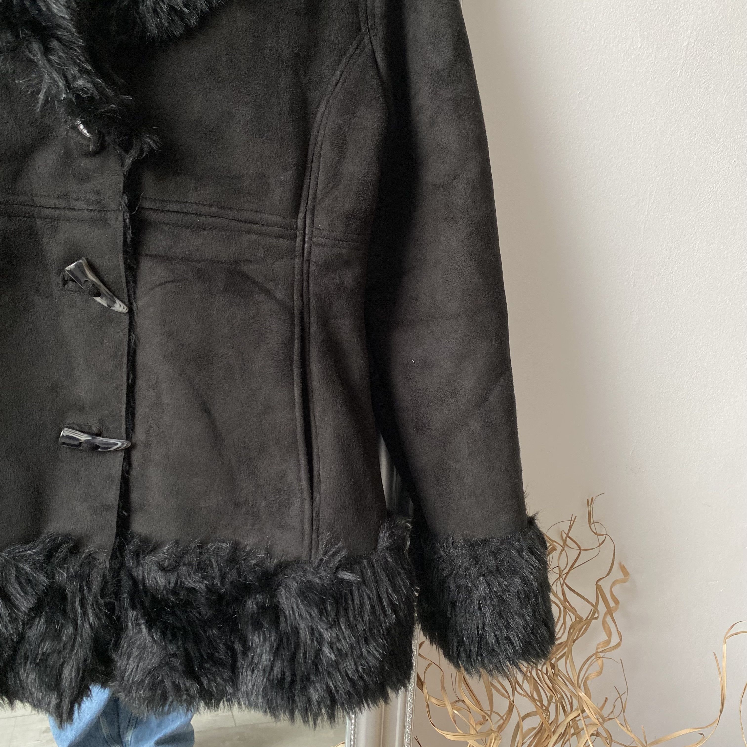 Hysteric Glamour Vintage 2000s Faux fur jacket Coat Y2K Beauty Beast Size M / US 6-8 / IT 42-44 - 3 Thumbnail