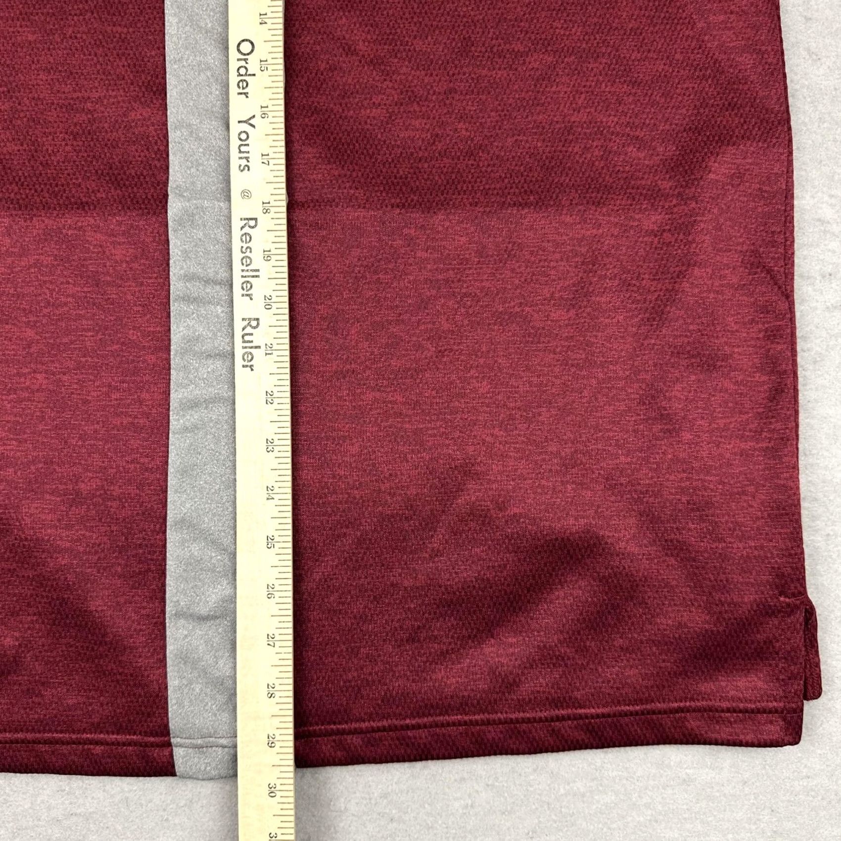 Adidas Adidas Baseball Sweatshirt Mens L Maroon Gray Crewneck Pullover Performance Size US L / EU 52-54 / 3 - 7 Thumbnail