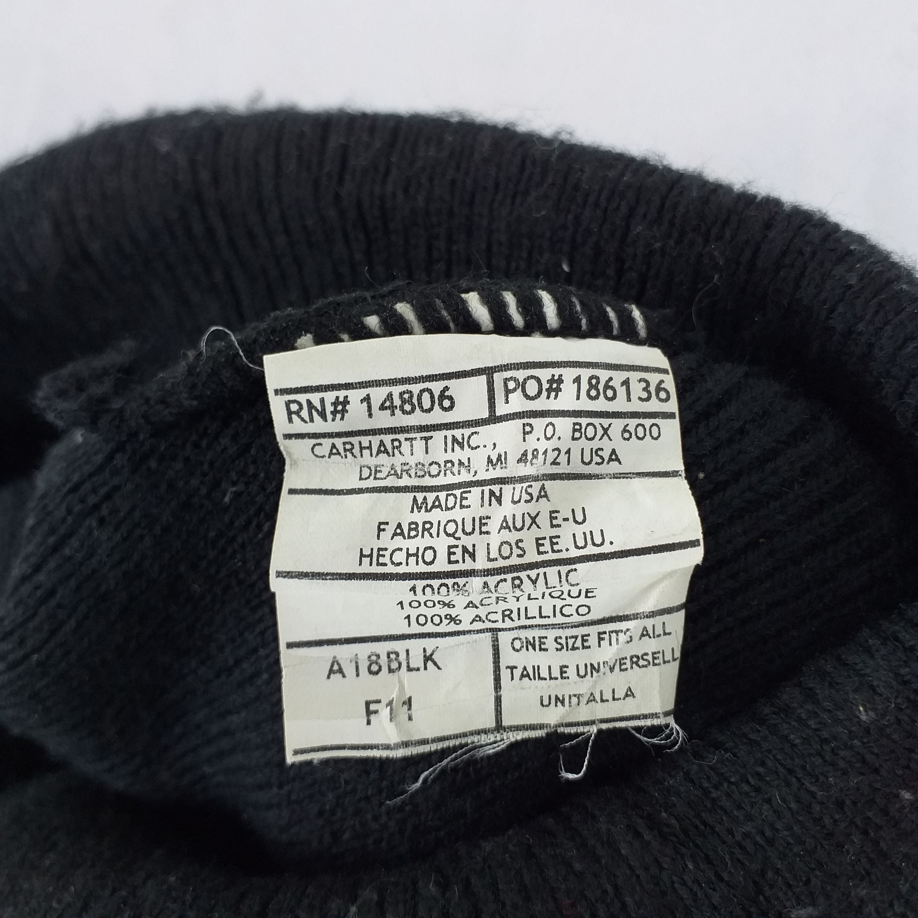 Carhartt Carhartt Plain Snow Cap Hat Beanie -BN233 Size ONE SIZE - 4 Thumbnail