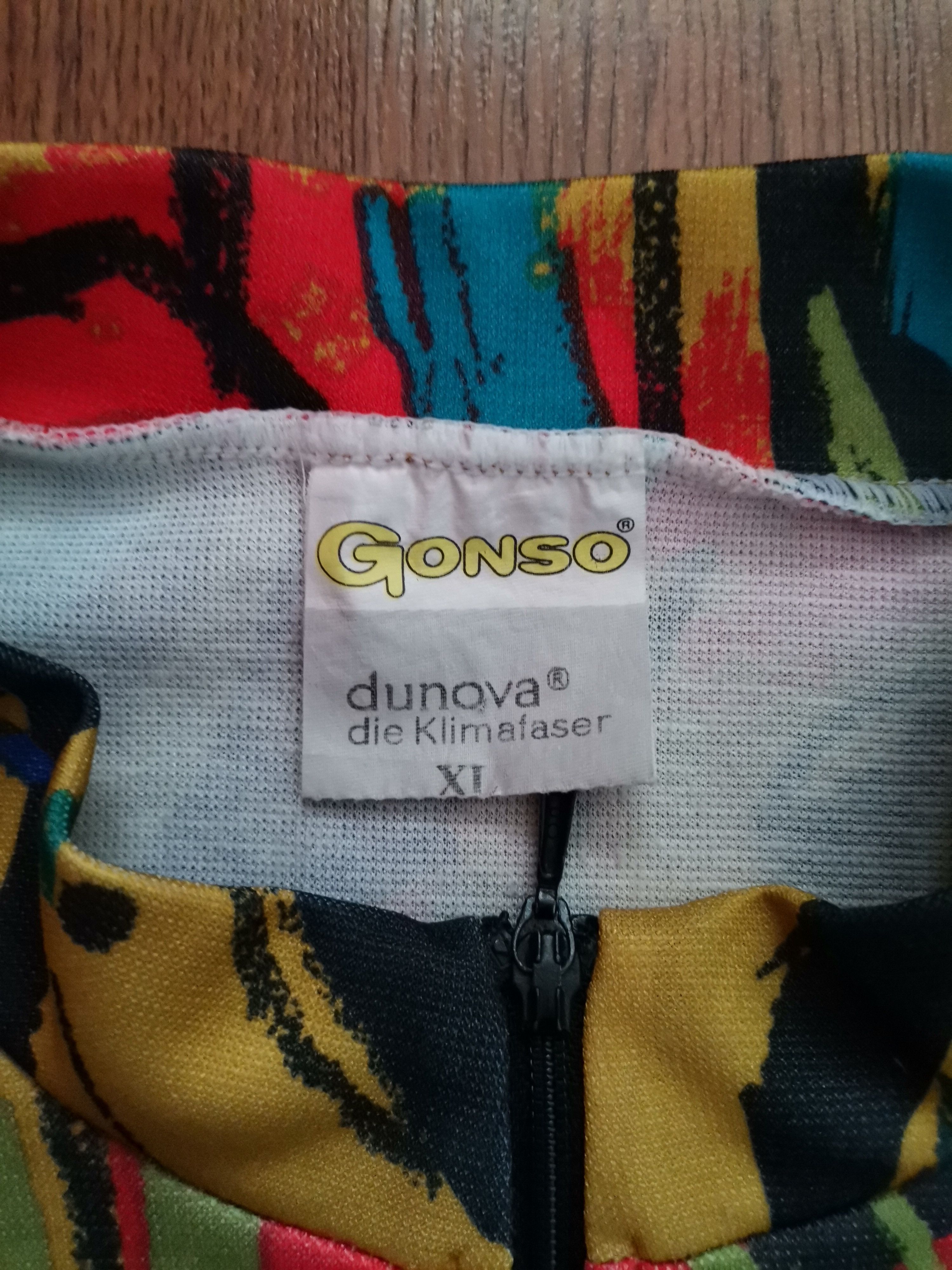 Vintage Vintage Gonso Abstract Cycling Jersey Size US XL / EU 56 / 4 - 3 Thumbnail