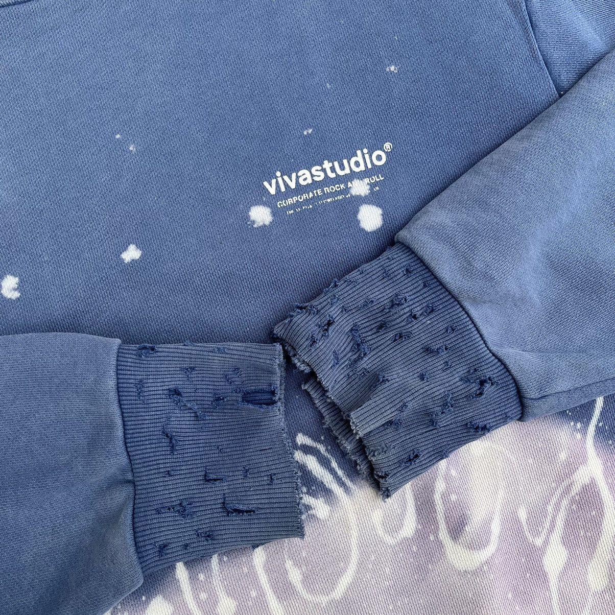 Vivastudio Vivastudio Destroyed Flame Dye Sweaters Size US L / EU 52-54 / 3 - 4 Thumbnail