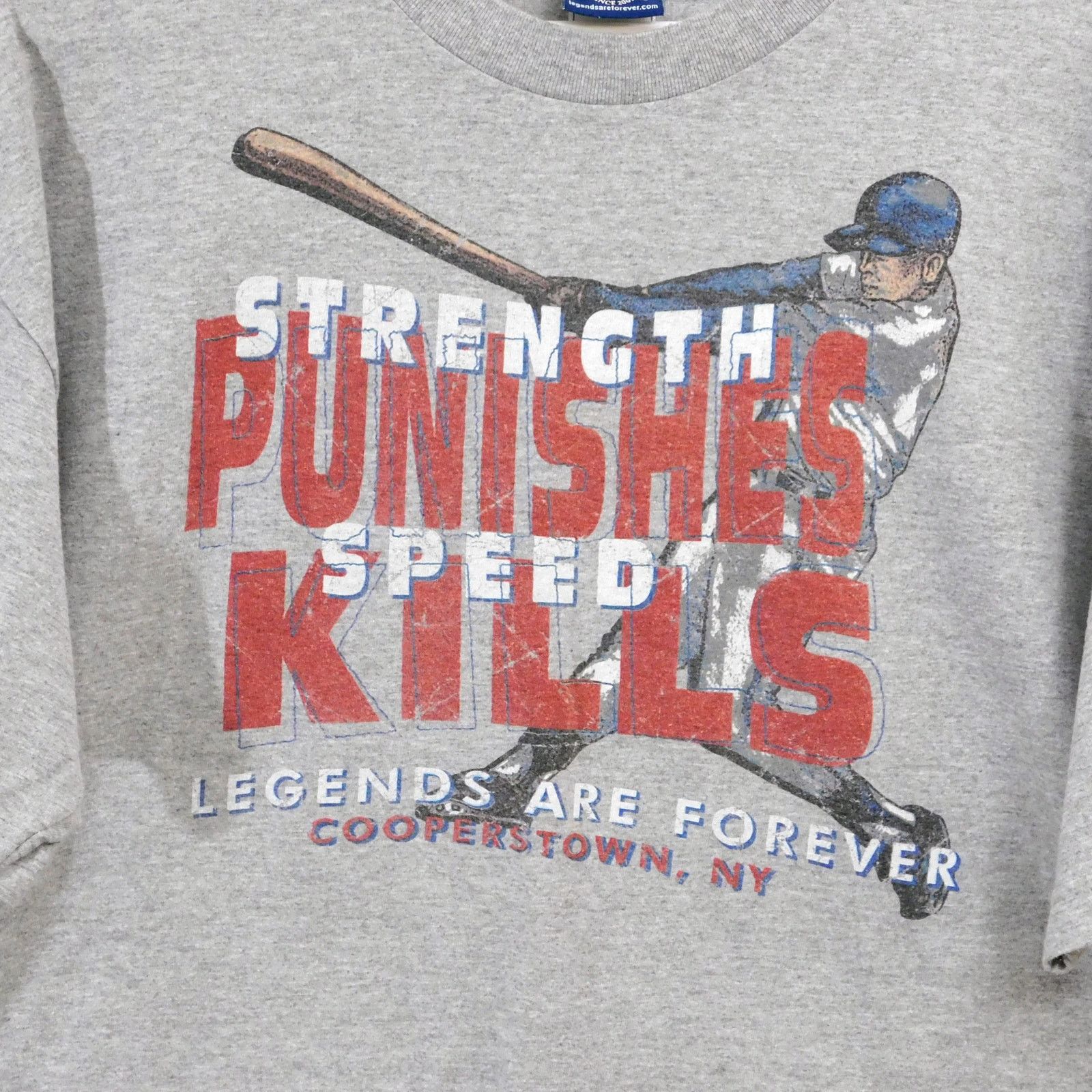 Gildan Legends Are Forever Strength Punishes Speed Kills Shirt XL Size US XL / EU 56 / 4 - 3 Thumbnail