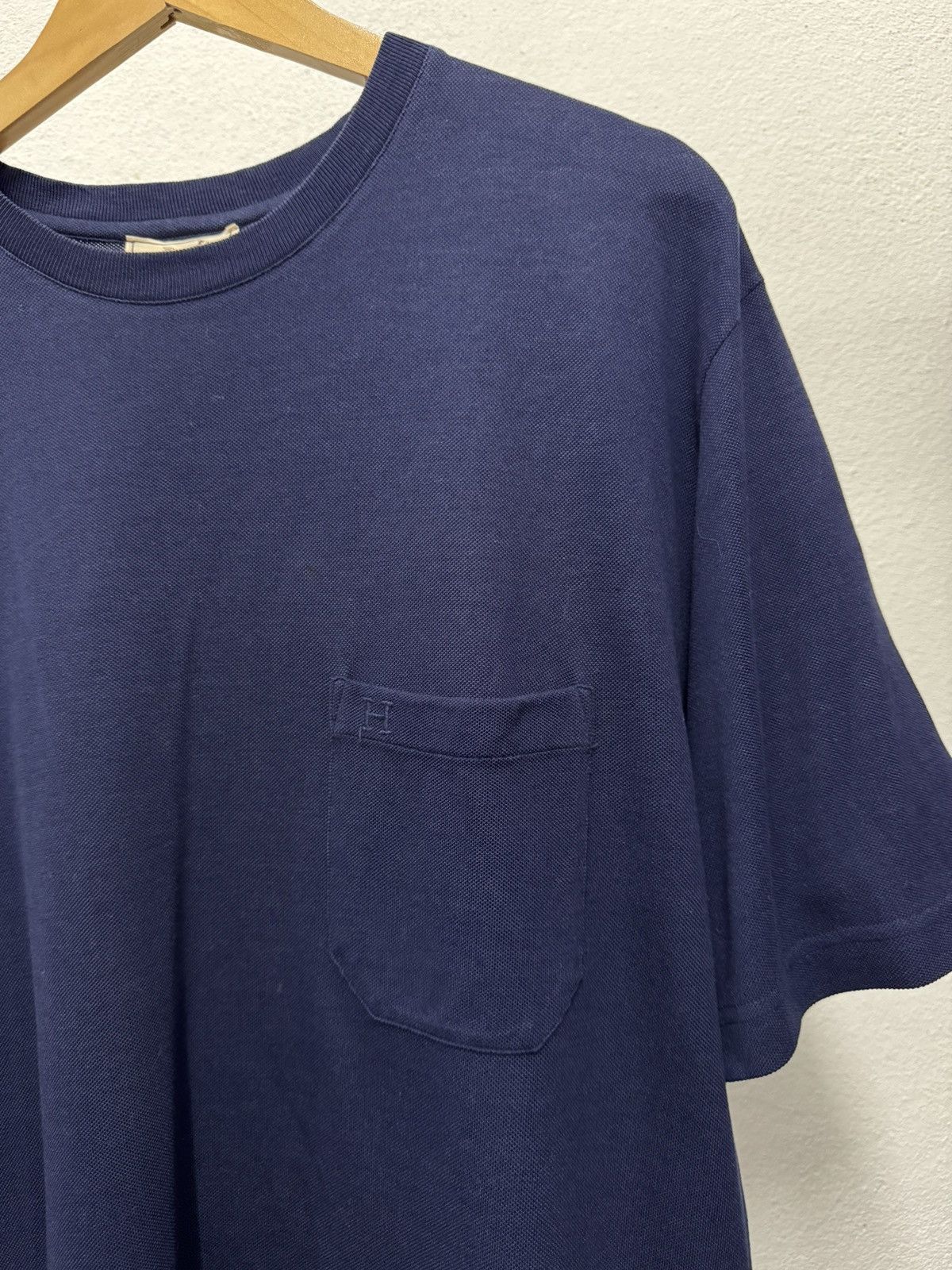 Hermes Vintage Hermes Pocket Tee Size US L / EU 52-54 / 3 - 2 Thumbnail