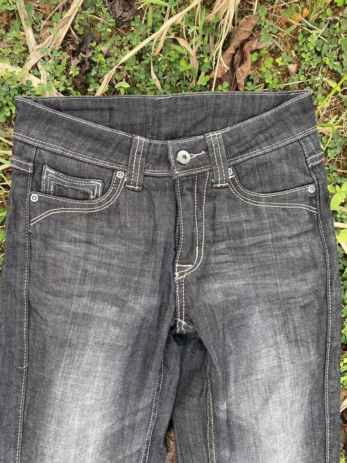 Japanese Brand black denim Size 24" / US 00 / IT 34 - 2 Thumbnail