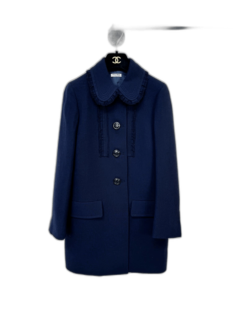 Miumiu Wool Coat Outerwear Size 36 -2505