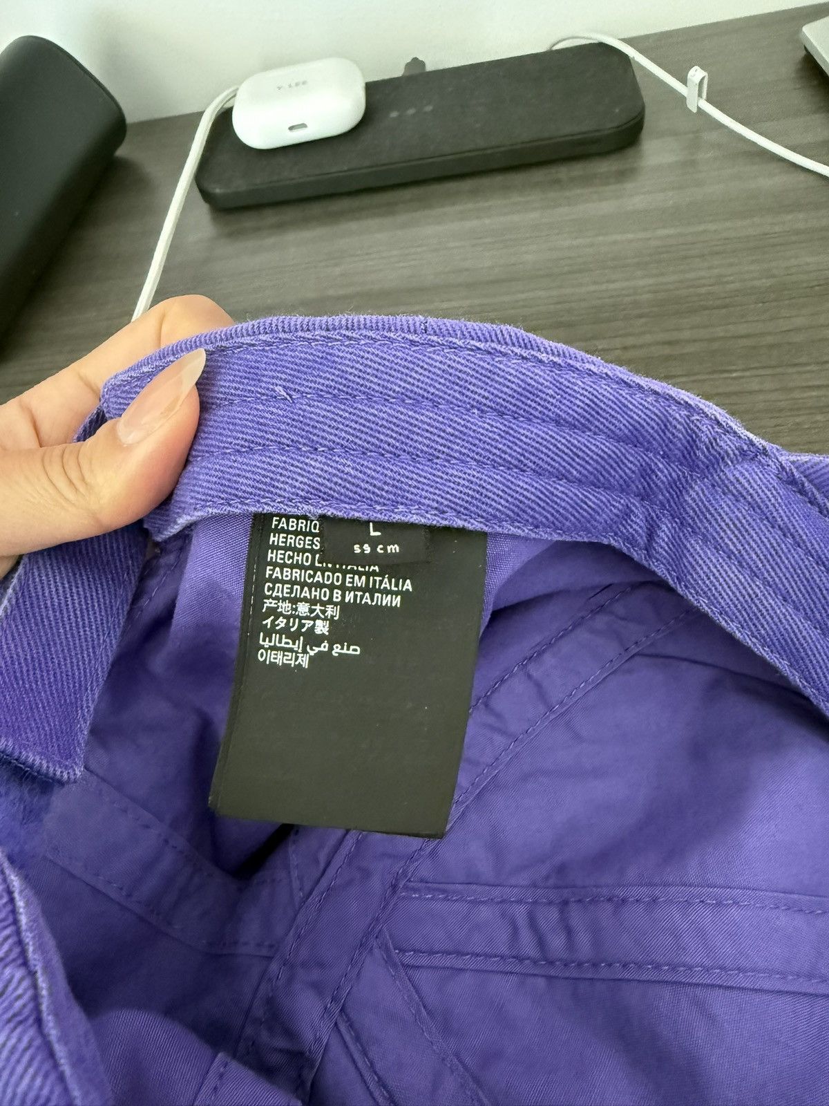 Balenciaga Balenciaga Snowboard Unity Cap (Purple, Size L) Size ONE SIZE - 3 Thumbnail